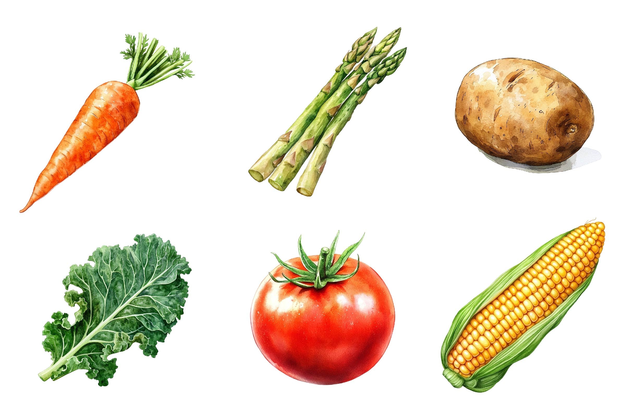 Vegetables Clipart Bundle 1