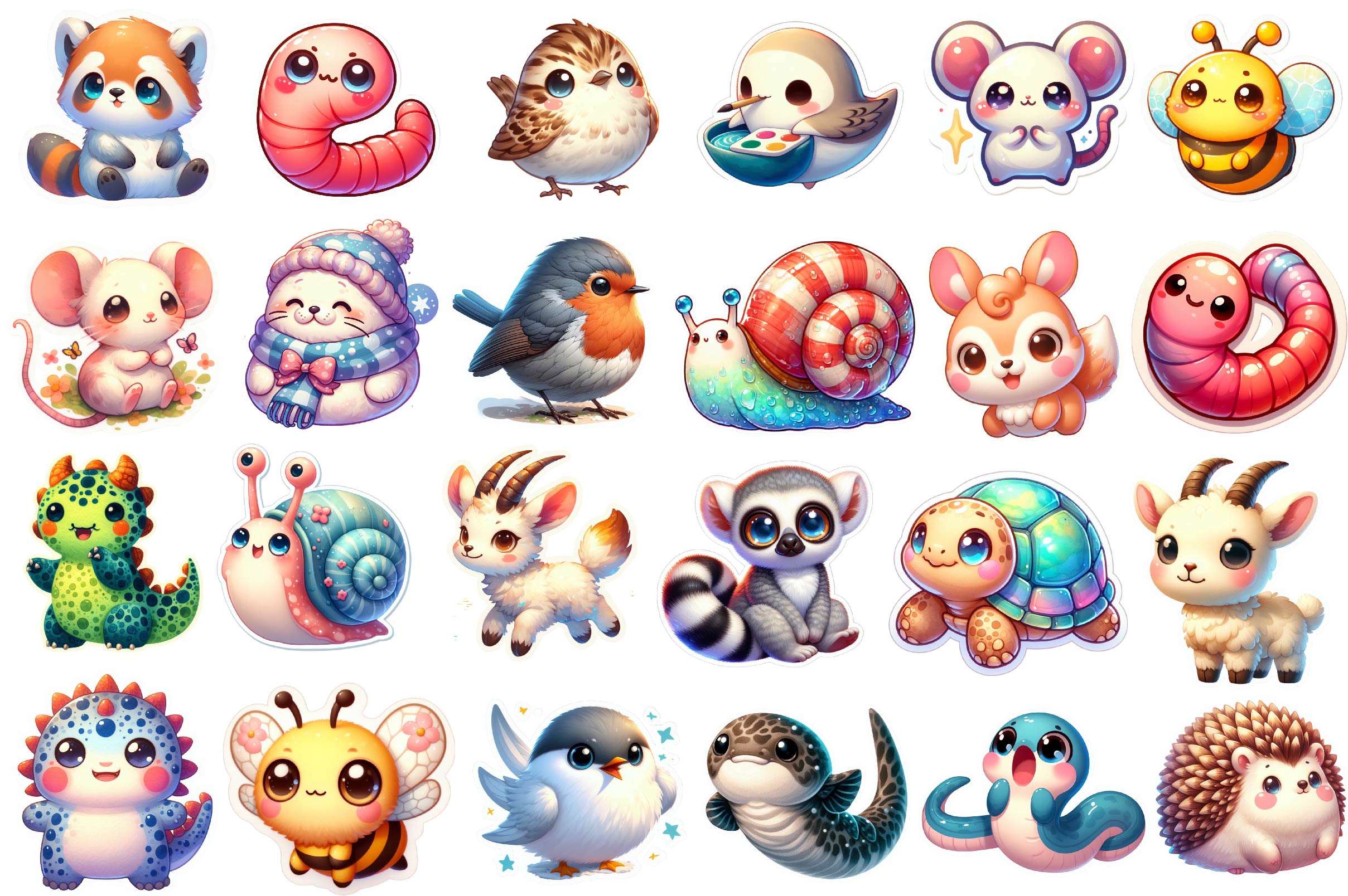 Summer Animals Sticker