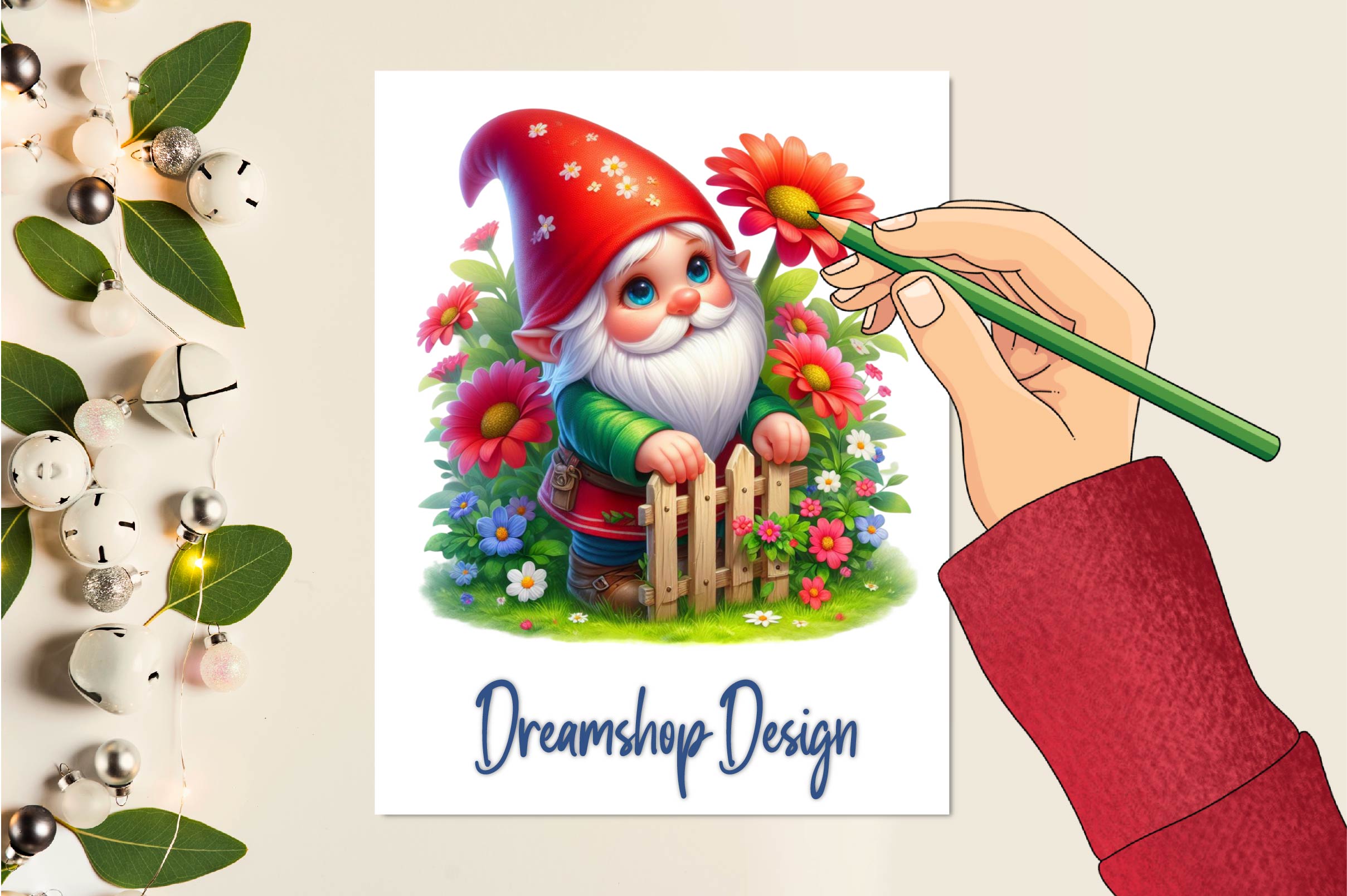 Spring Gnome Clipart Bundle 1