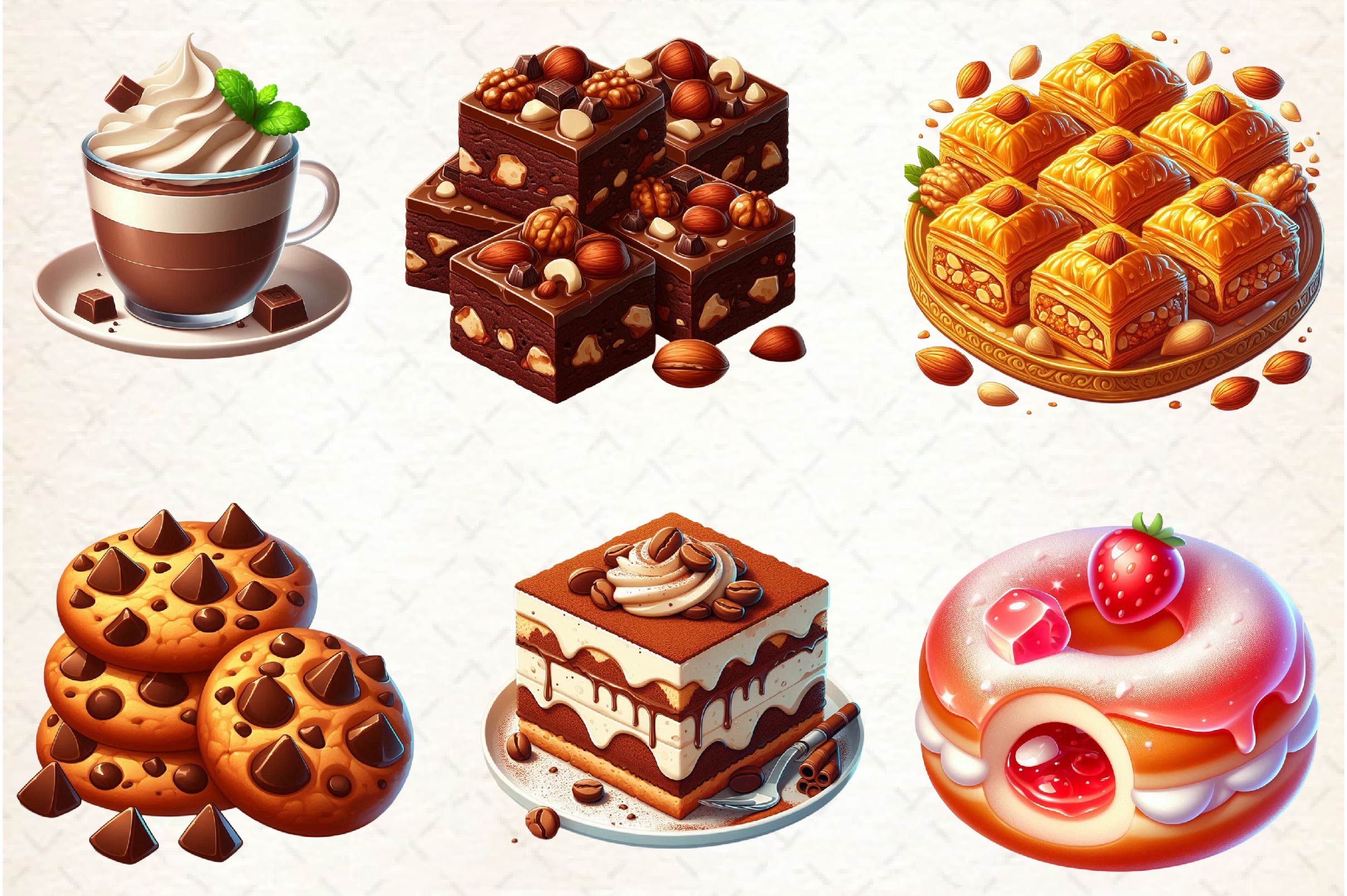 Dessert Clipart Bundle