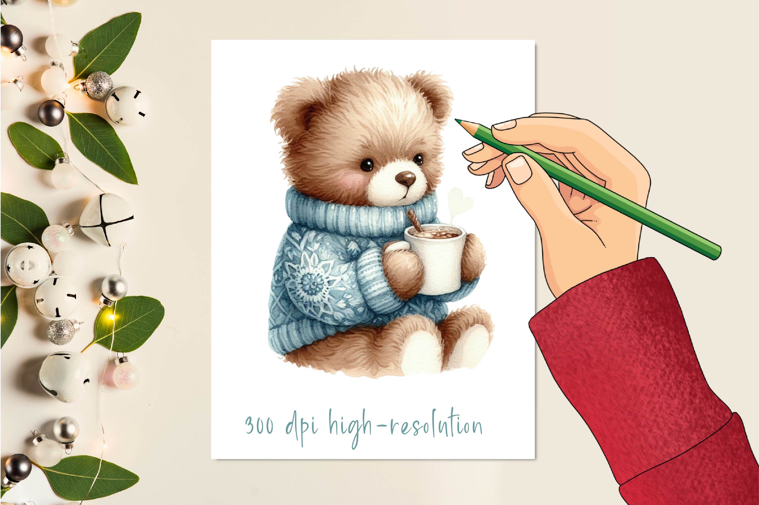 Teddy Bear Clipart Bundle 2