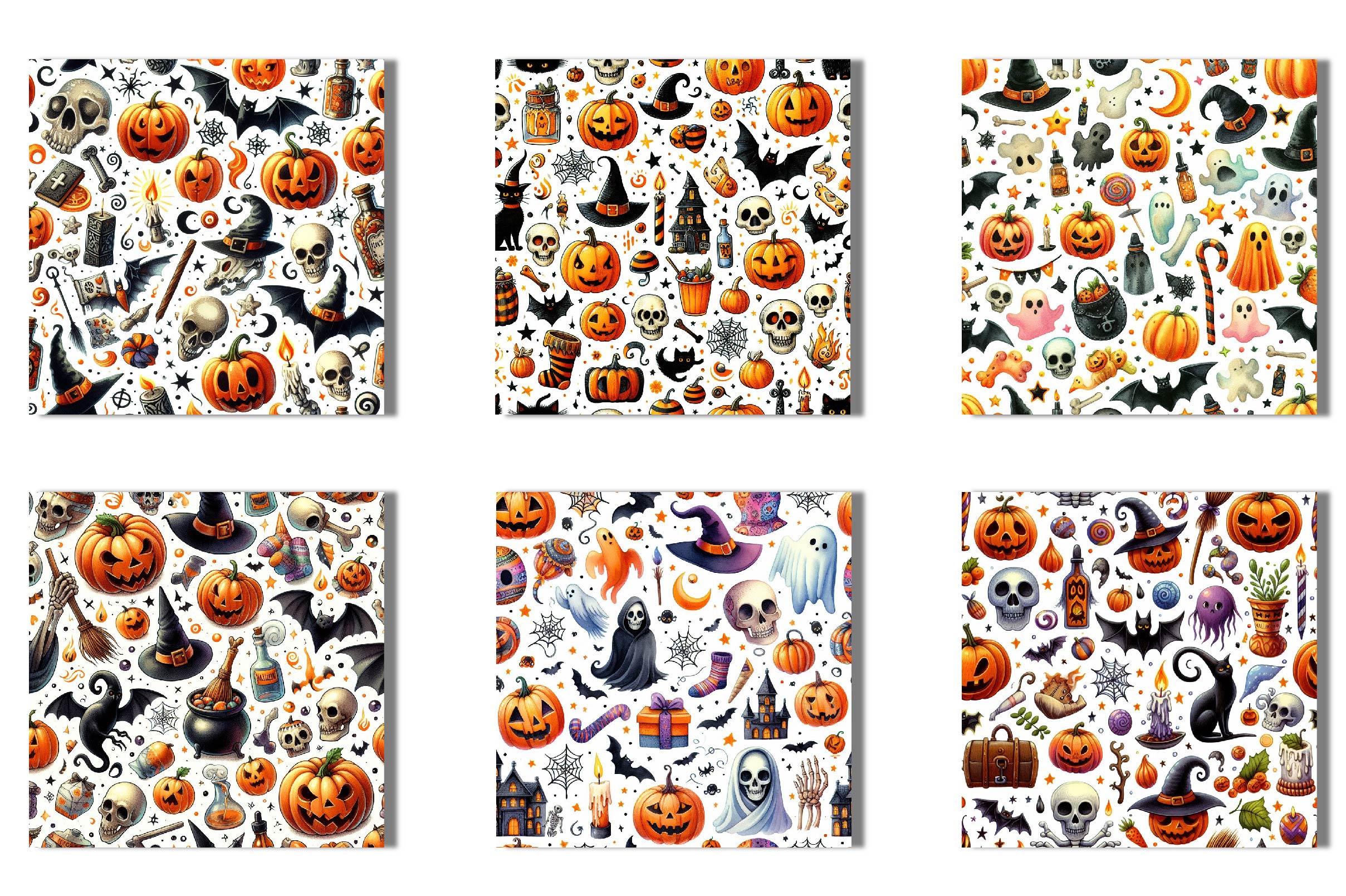 Halloween Digital Background Papers
