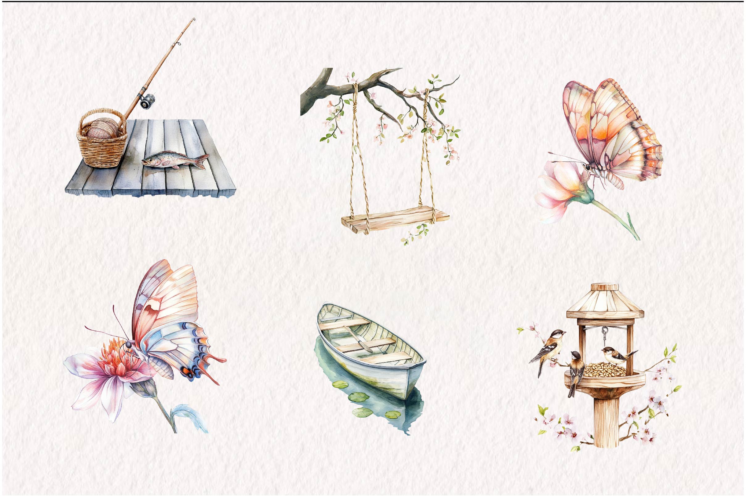 Springtime Activities Clipart Bundle