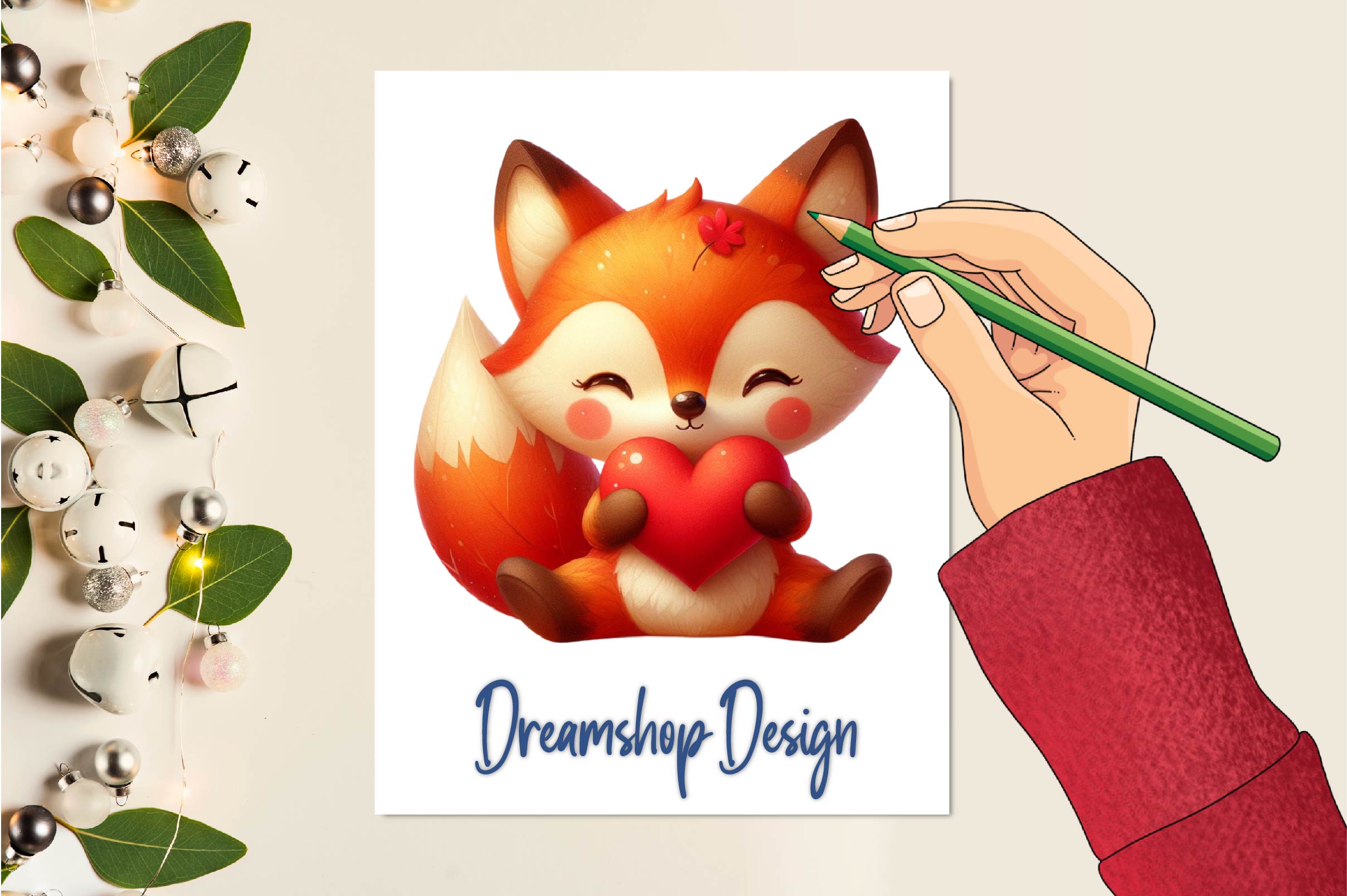 Autumn Fox Clipart Bundle
