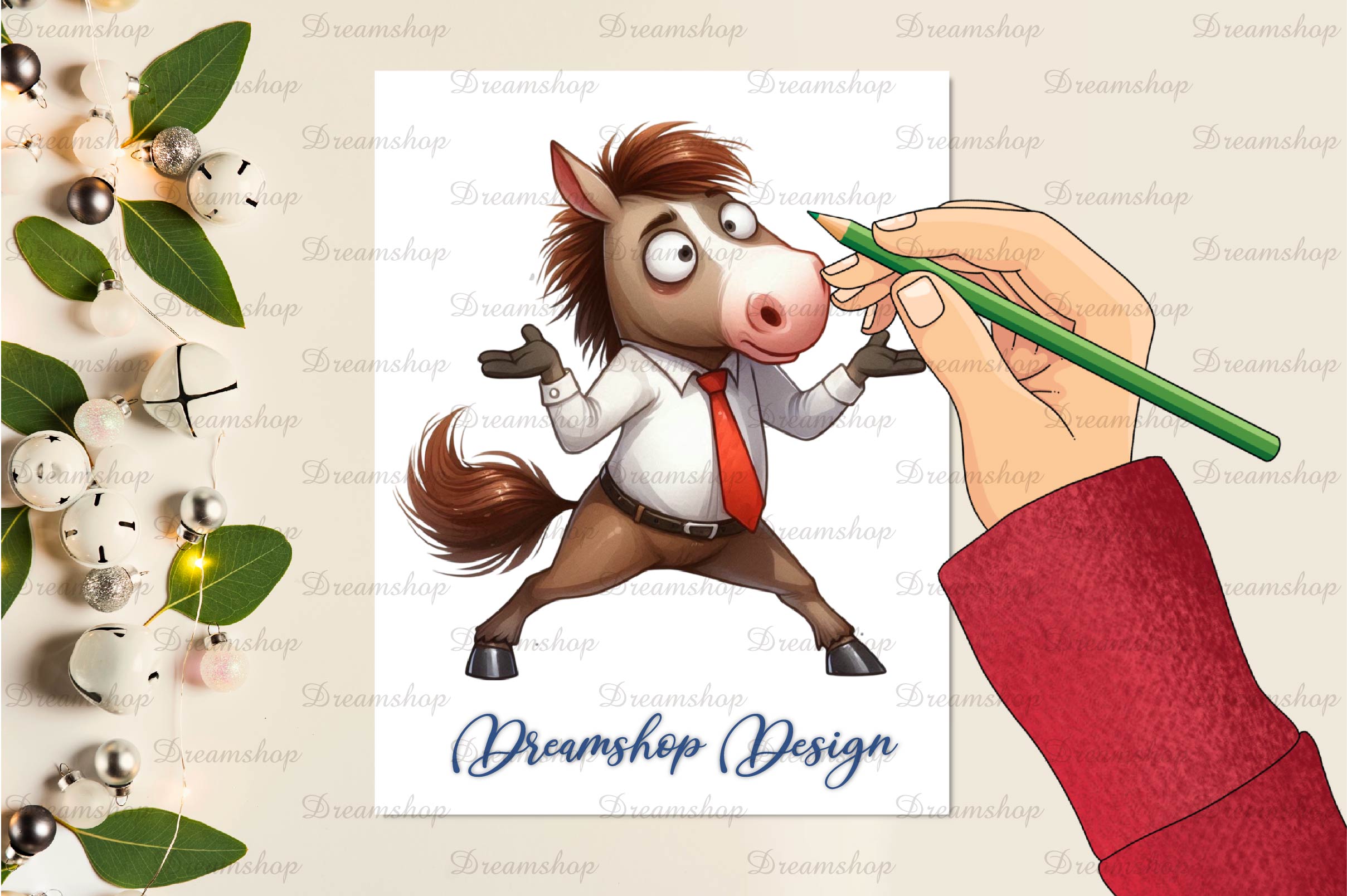 Horses Cute Horse Clipart Bundle