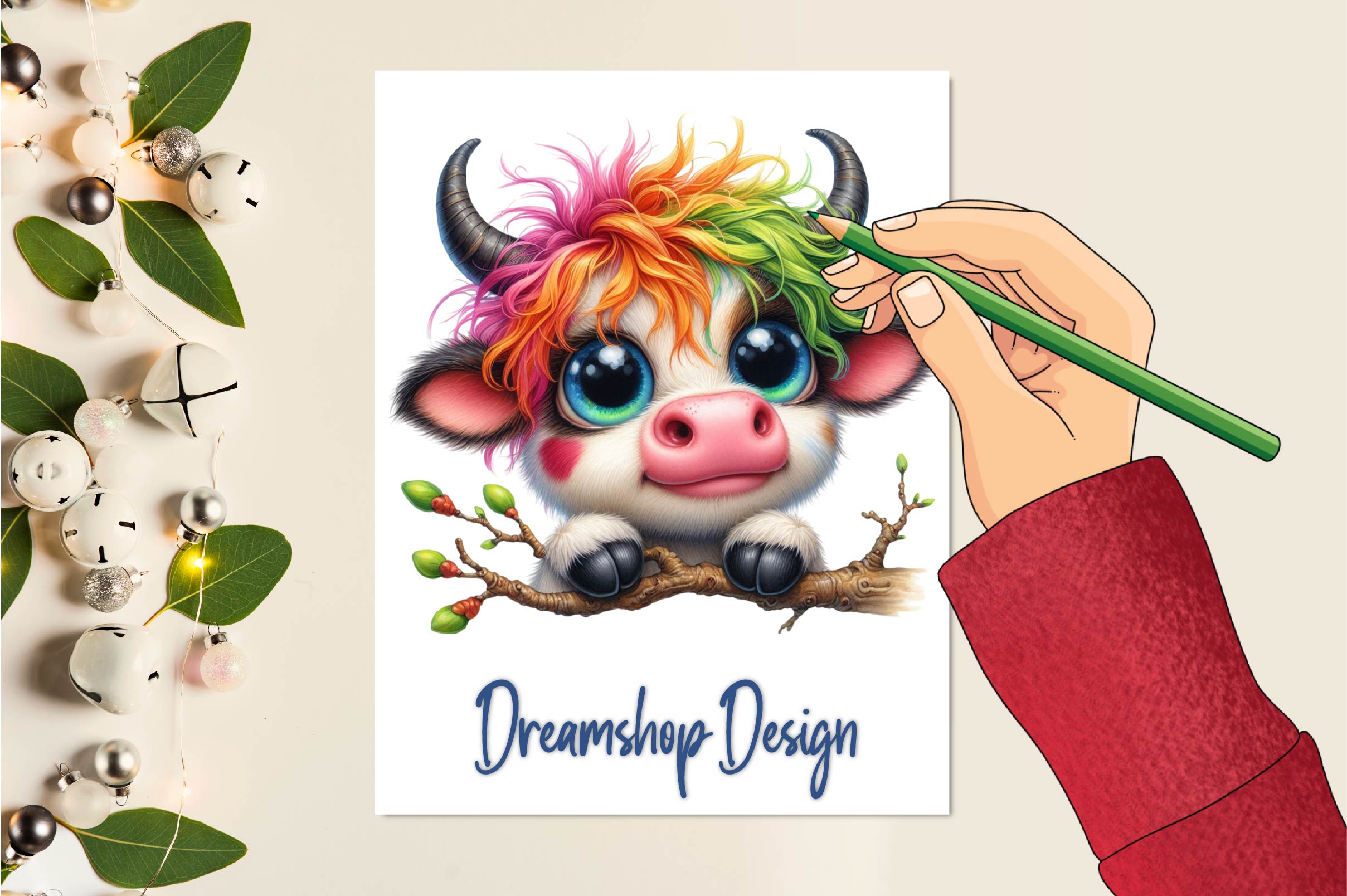 Cute Funny Cow Funny Cow Clipart Bundle