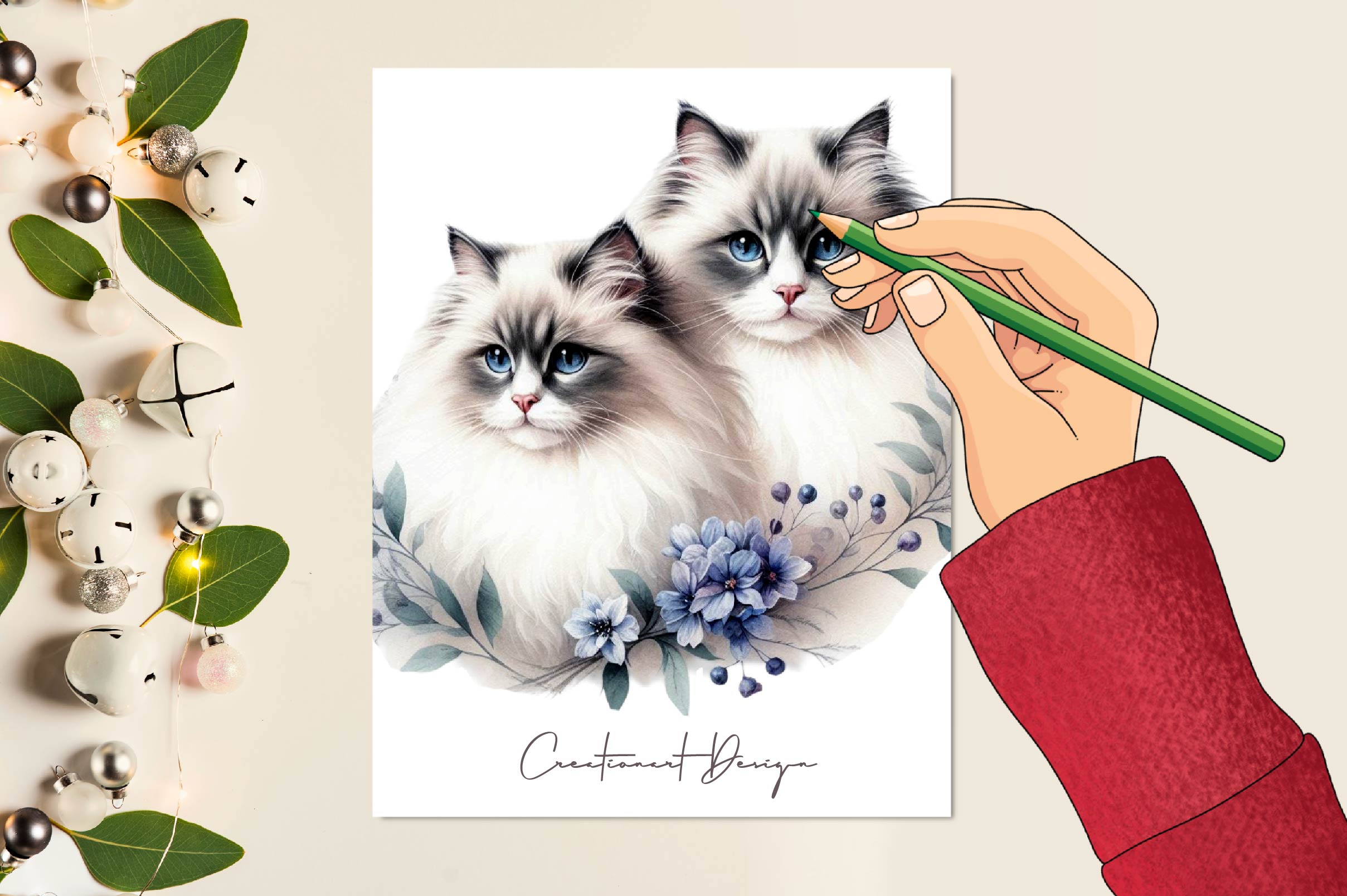 Ragdoll Cats Clipart Bundle