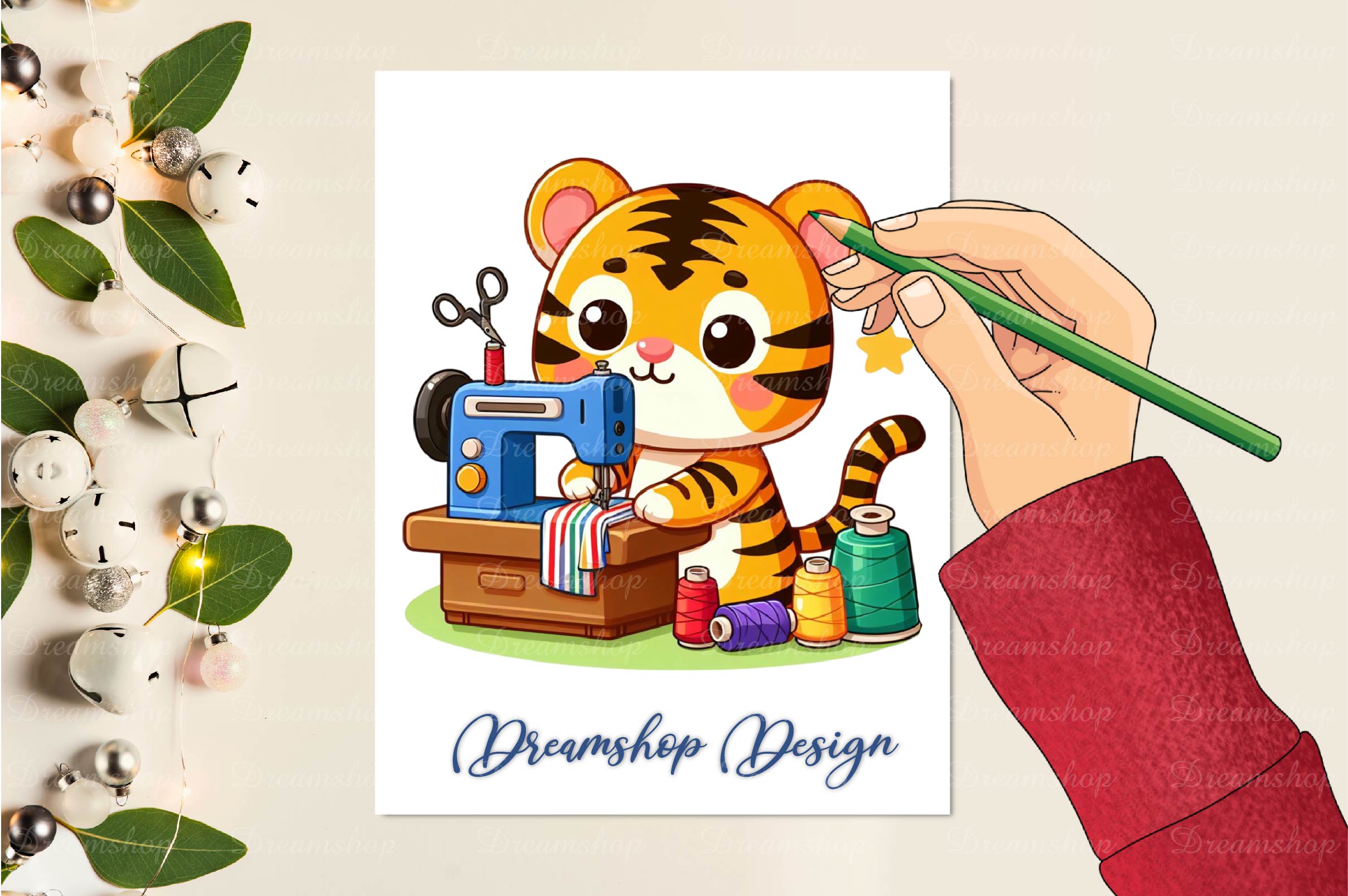 Cute Tailor Animals Clipart Bundle