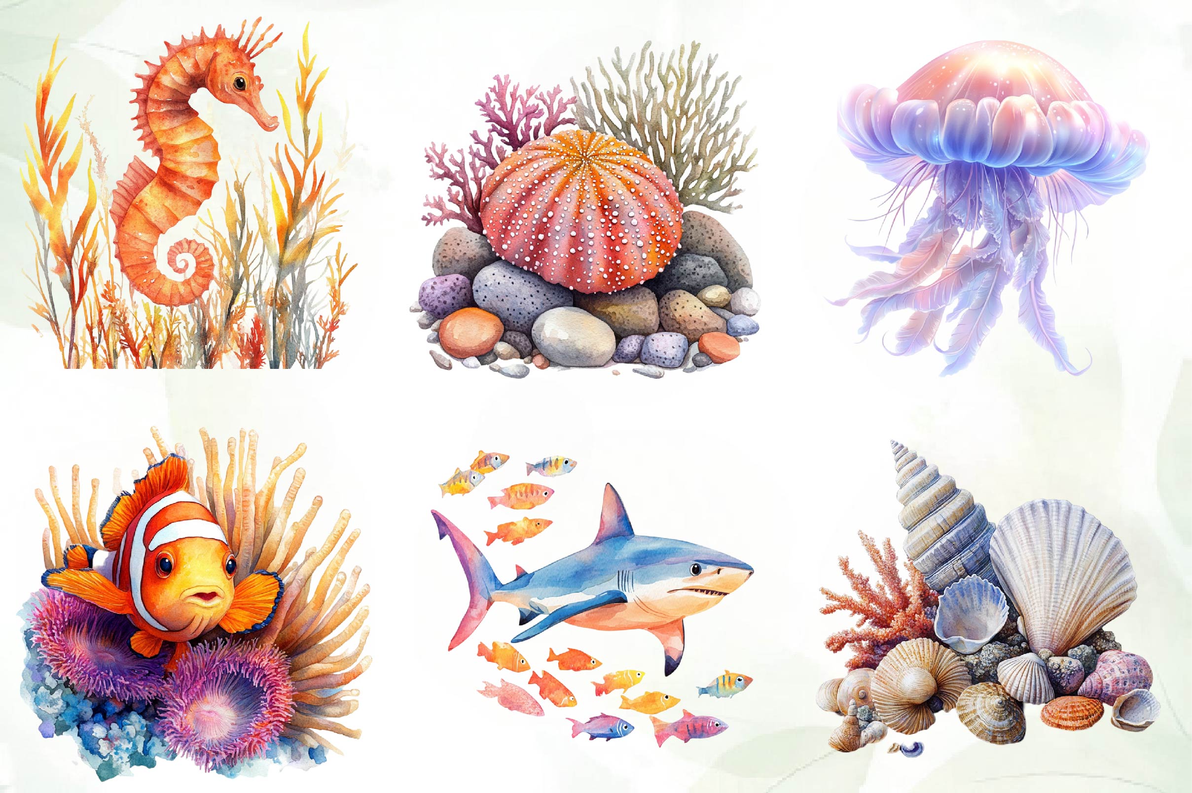 Underwater Collection Clipart Bundle