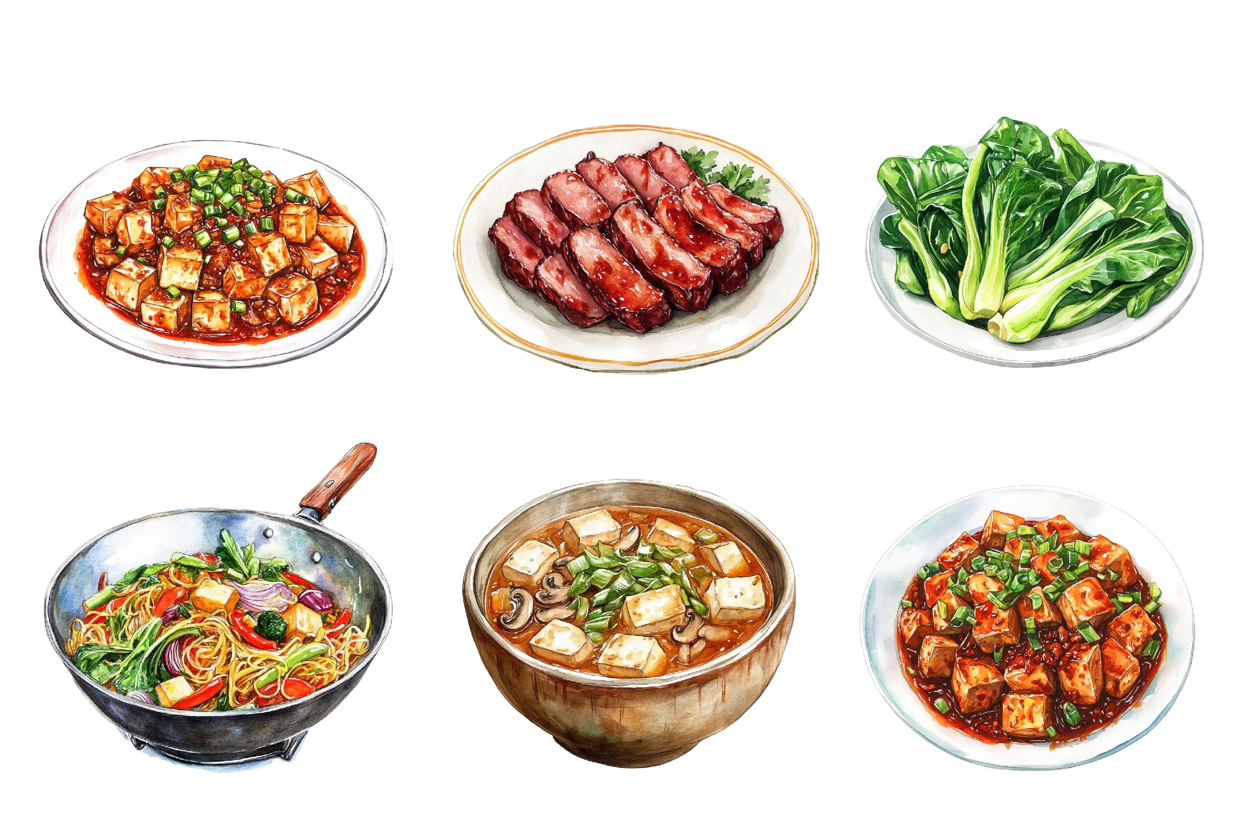 Chinese Food Clipart Bundle