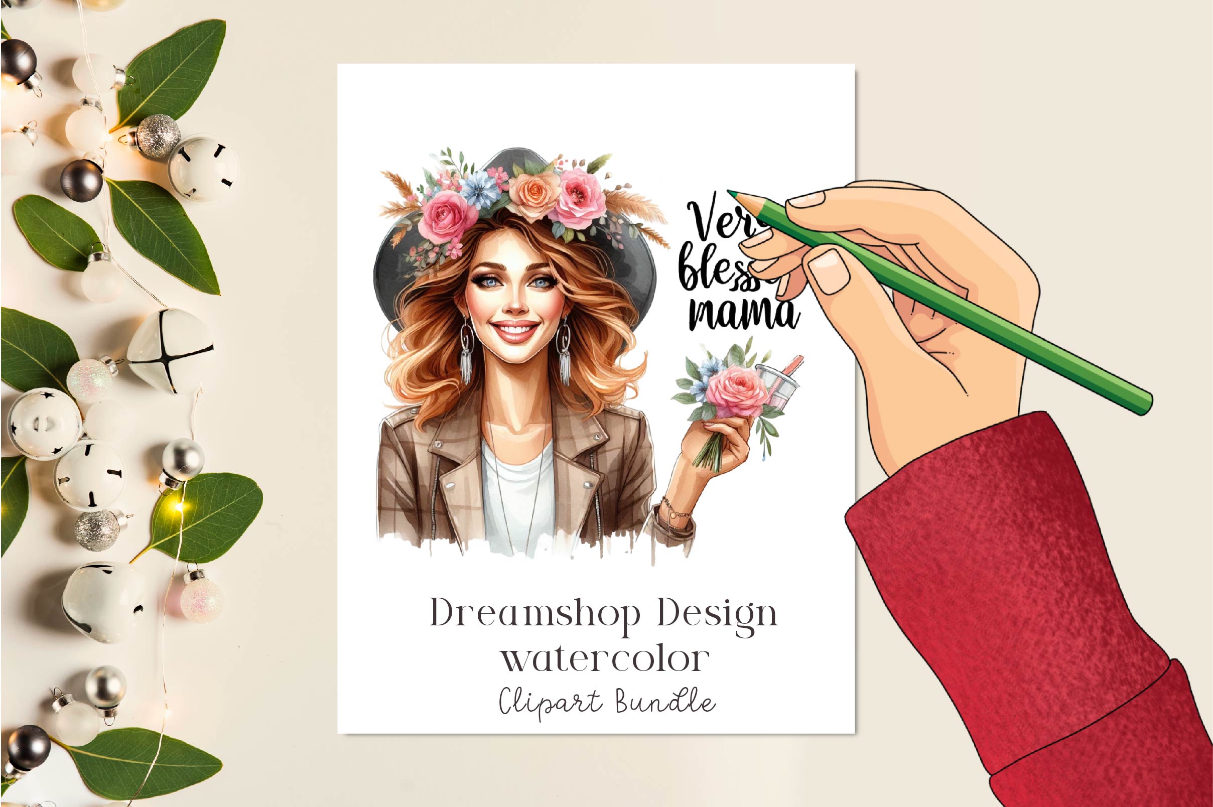 Mothers Day Quotes Design Clipart Bundle
