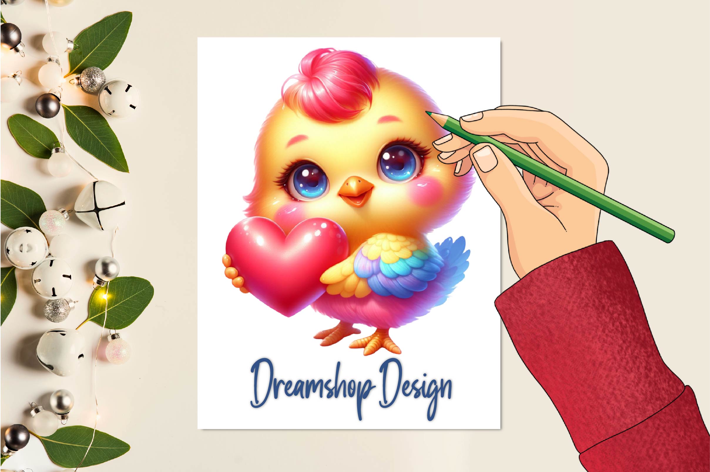 Cute Chicken Clipart Bundle