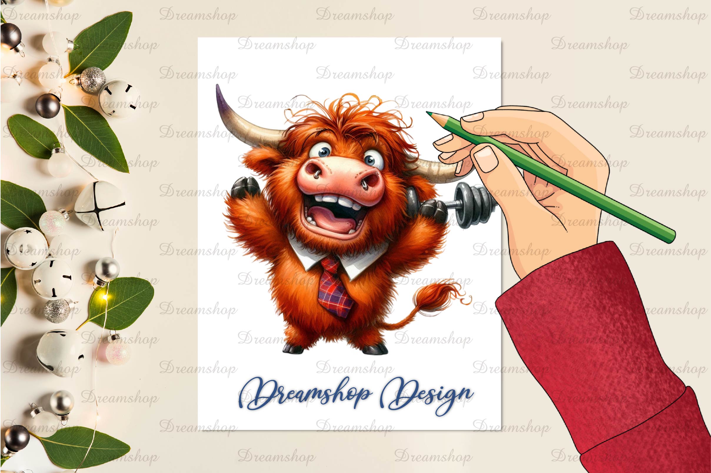Highland Cow Highland Cow Clipart Bundle