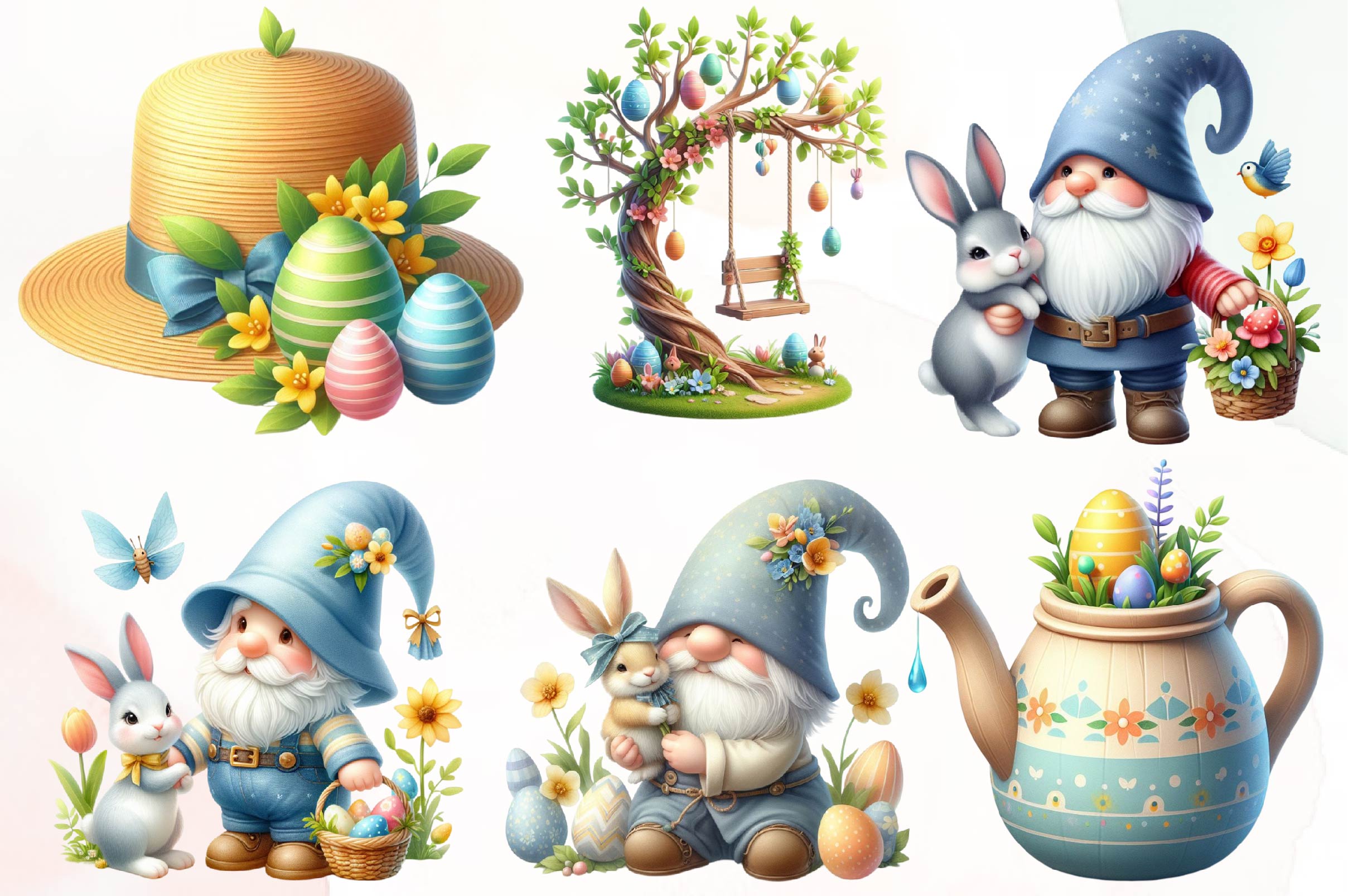 Spring Easter Clipart Bundle