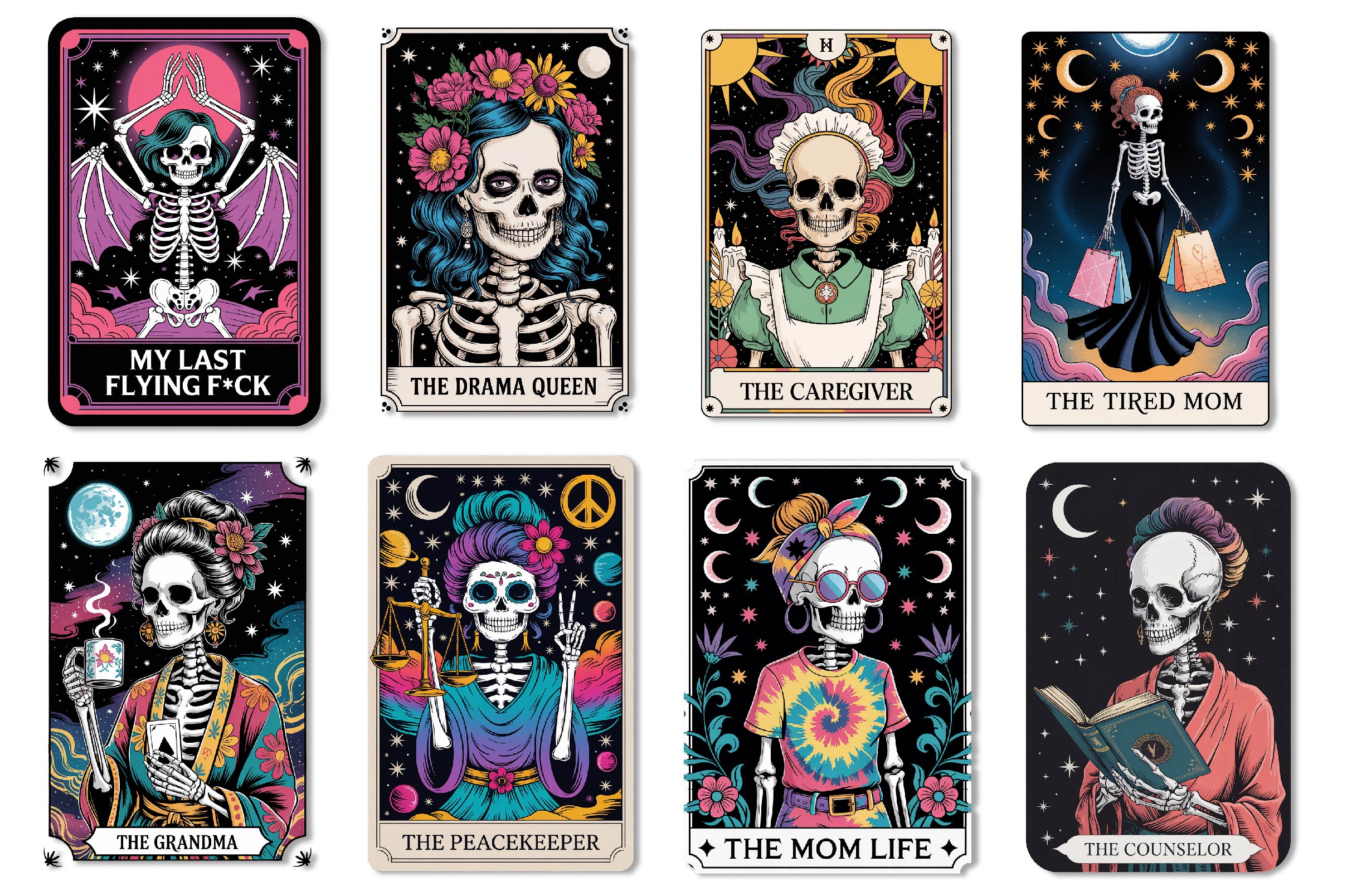 Mother'S Day Tarot Card Clipart Bundle