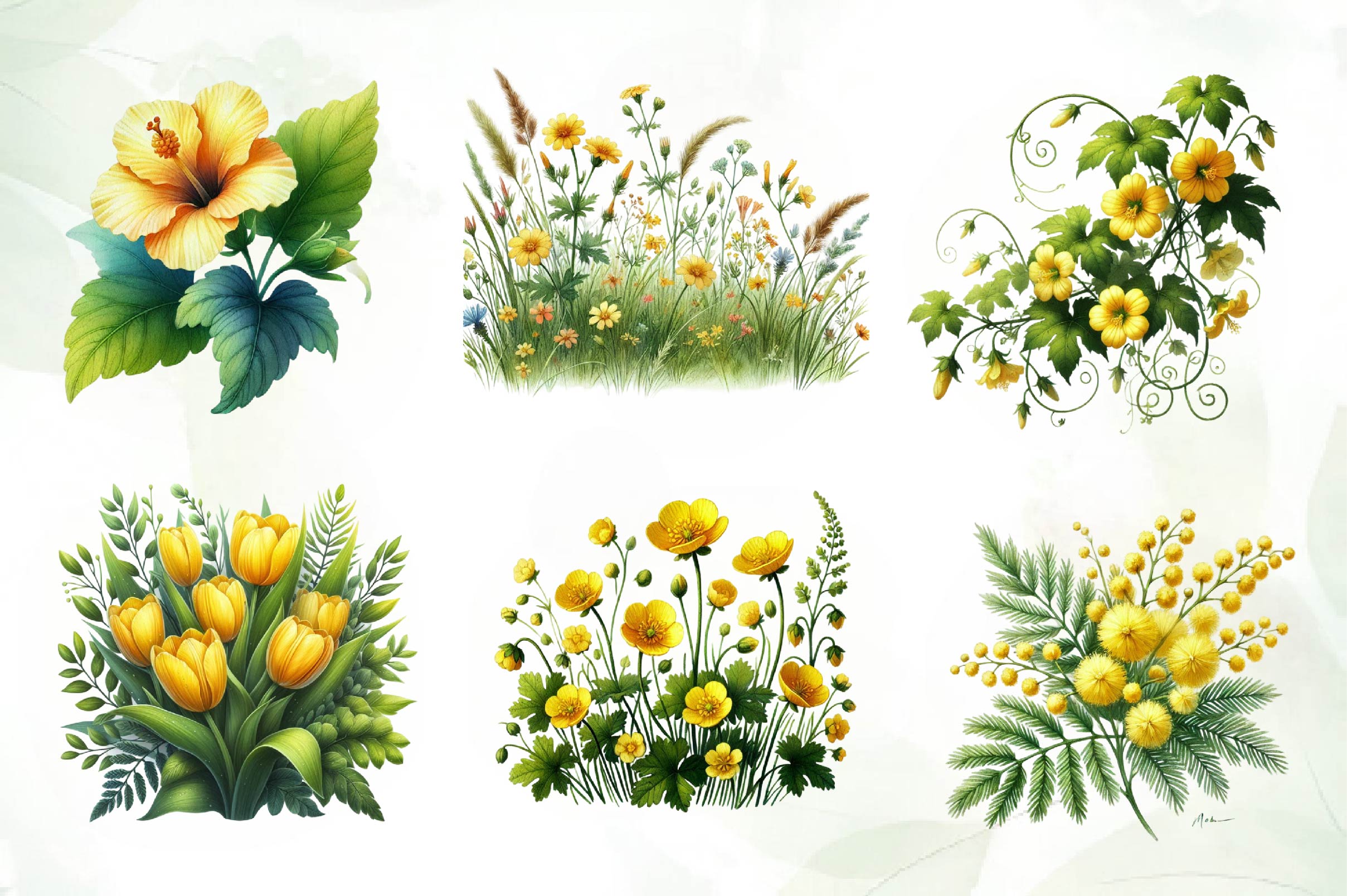 Blossom Spring Clipart Bundle 1