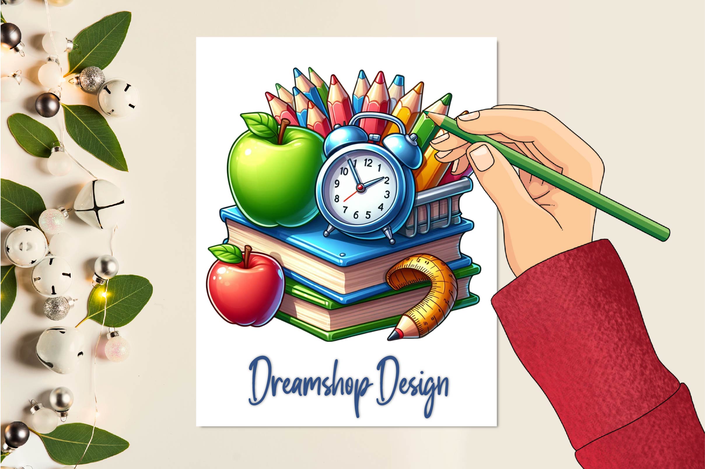 Pretty Books Clipart Bundle