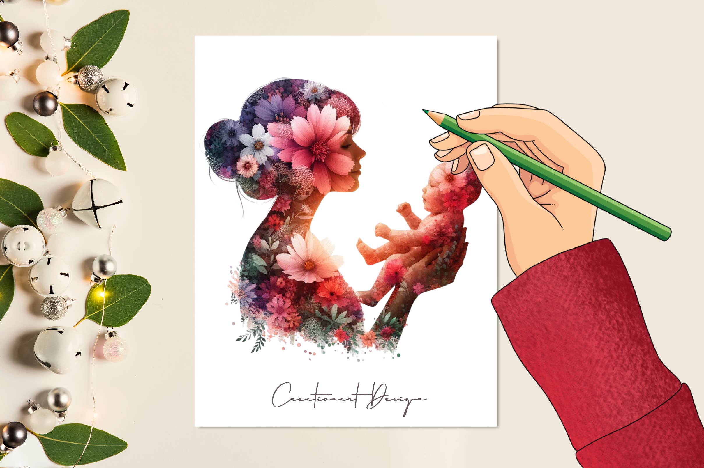 Mother Day Clipart Bundle