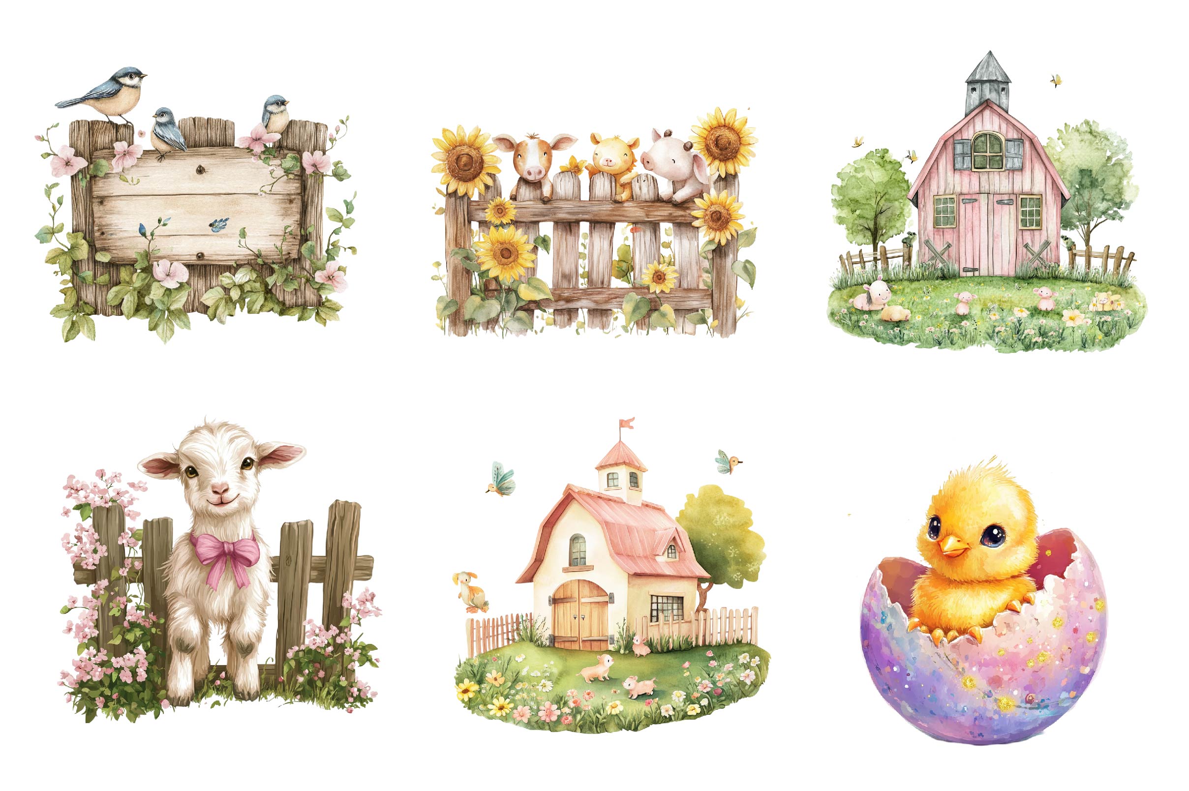 Happy Spring Clipart Bundle 1