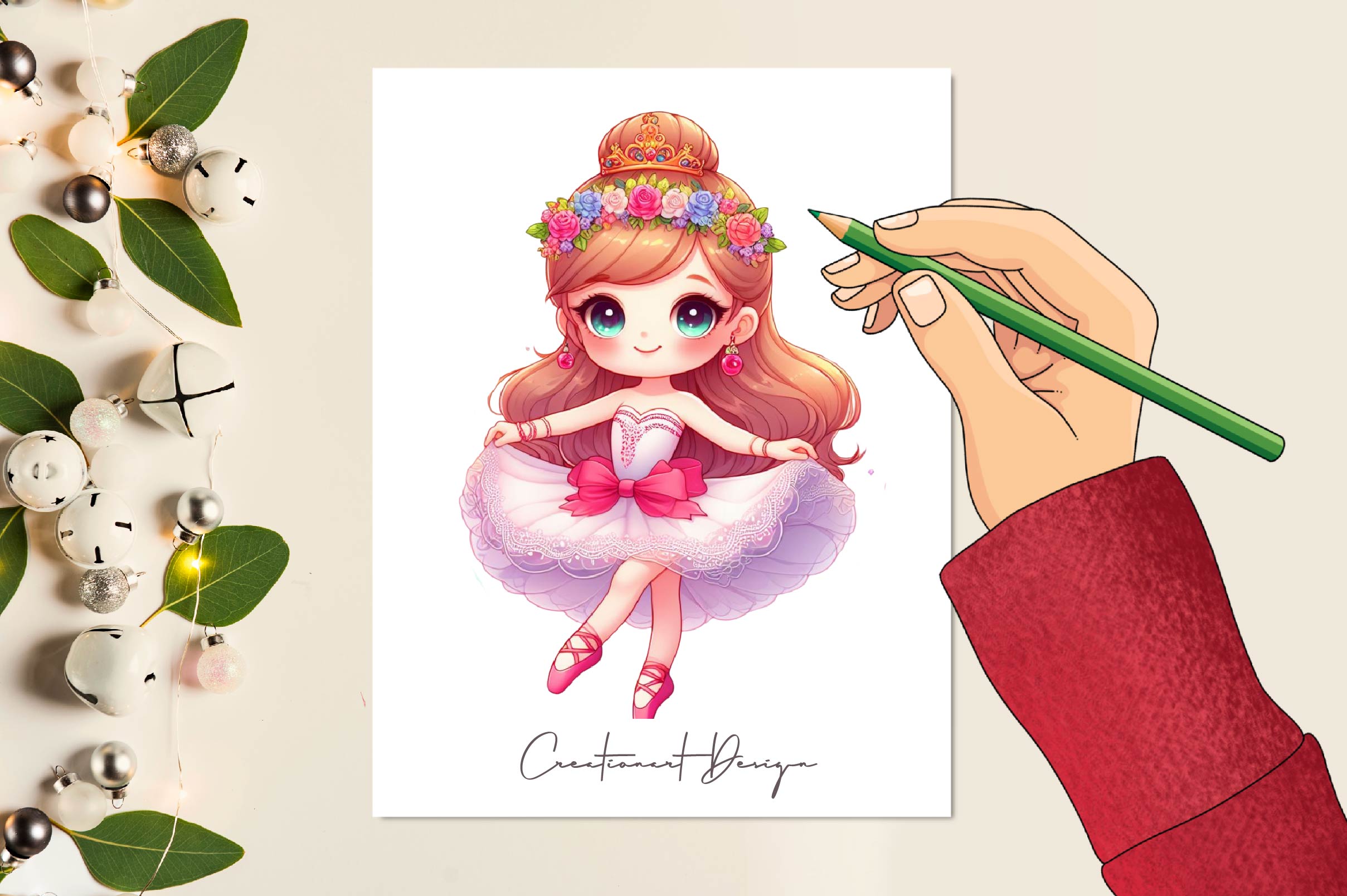 Ballet Fairy Princess Clipart Bundle