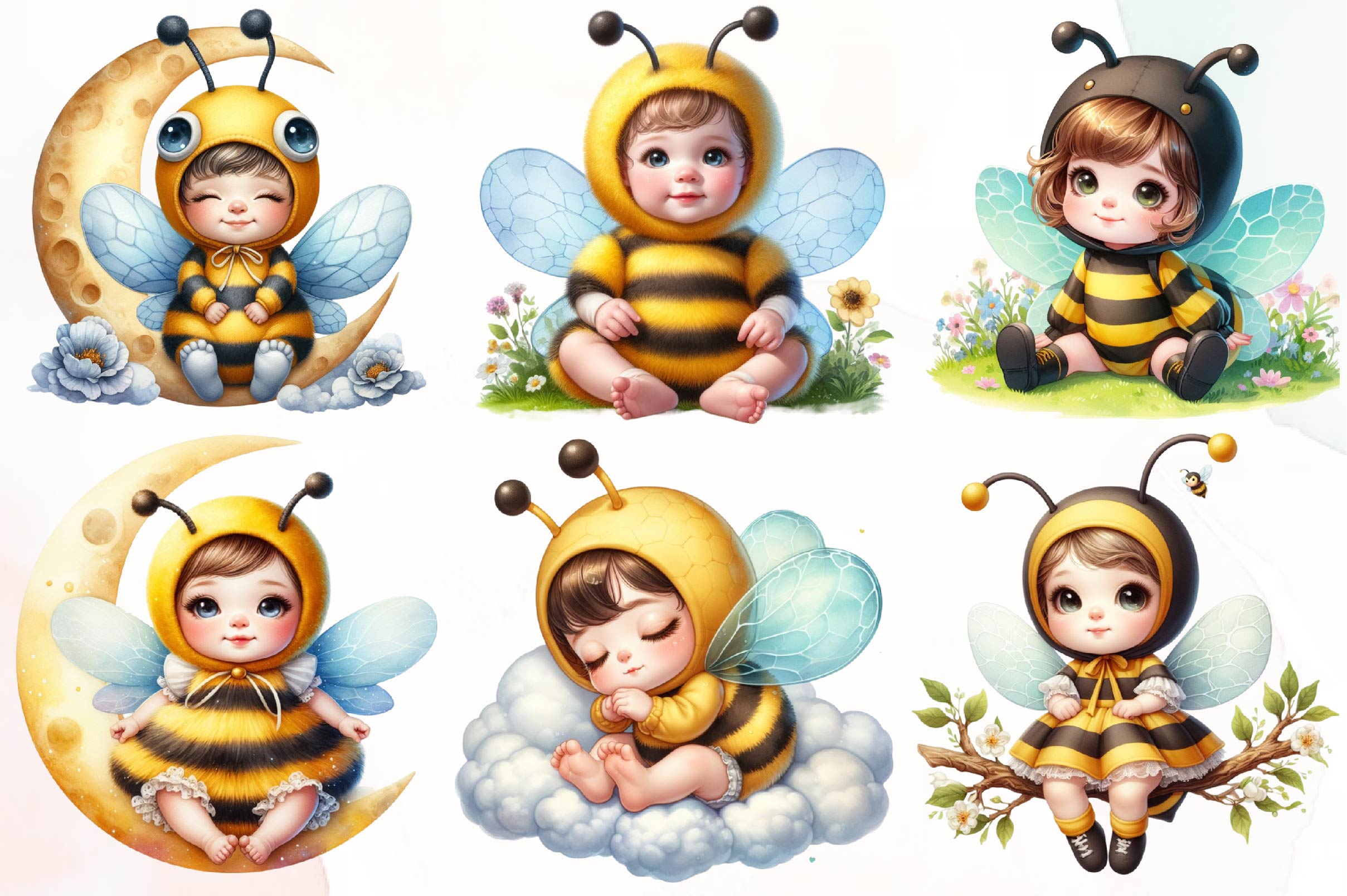 Elf Bee Bee Elves Clipart Bundle