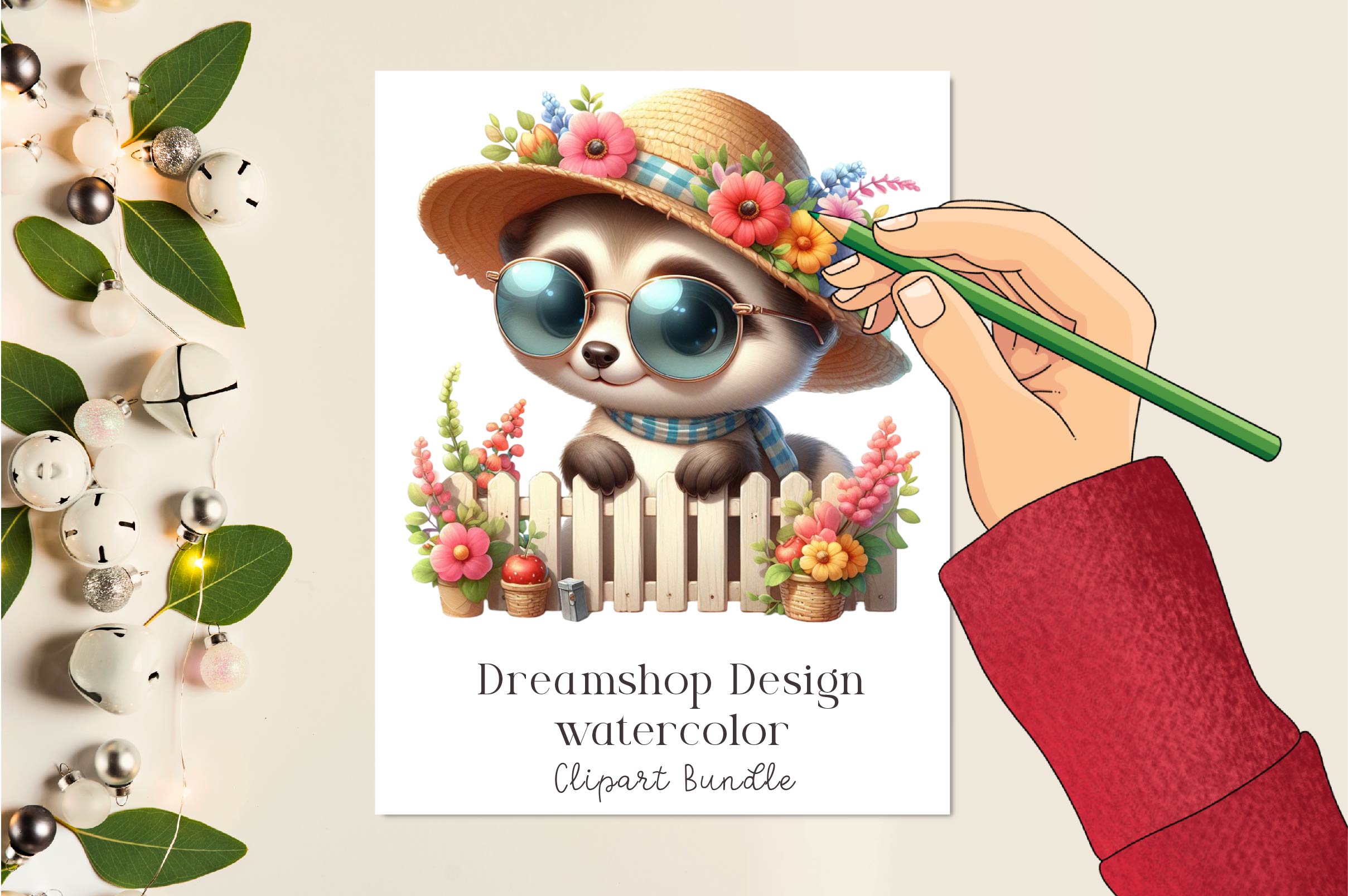 Cute Spring Wildlife Clipart Bundle