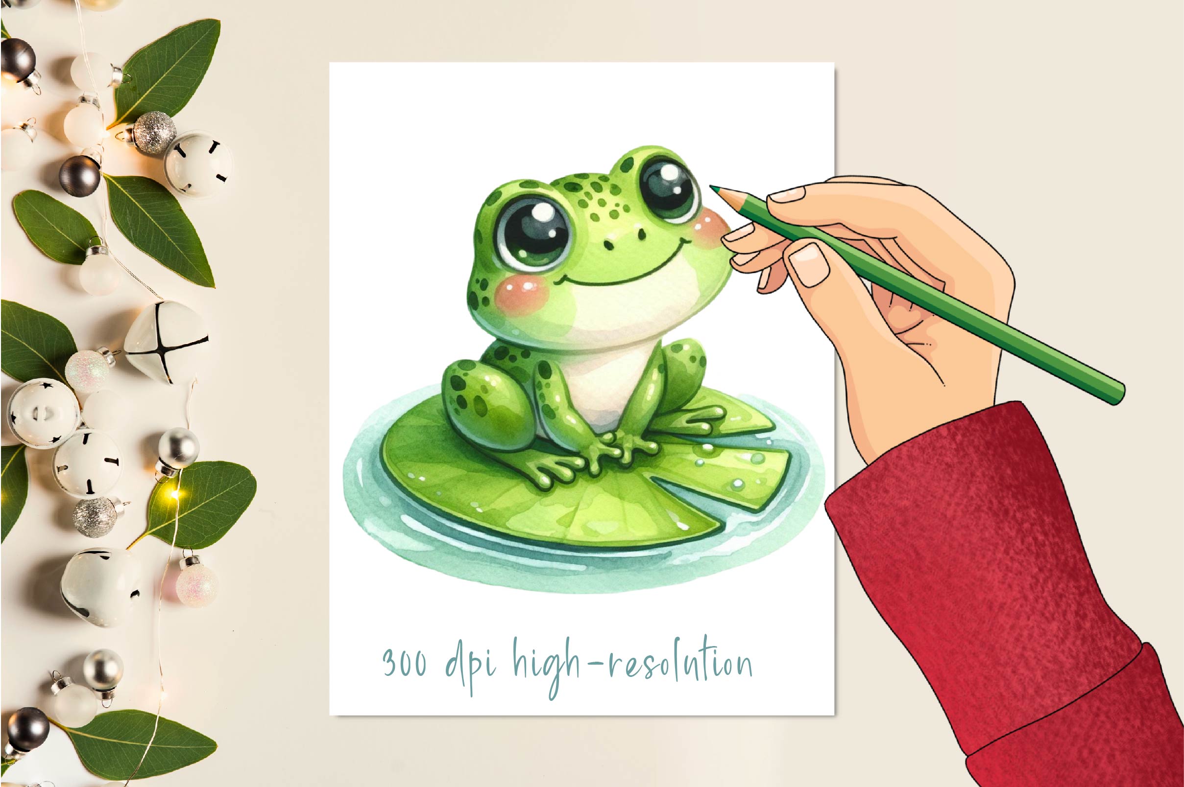 Happy Frog Clipart Bundle
