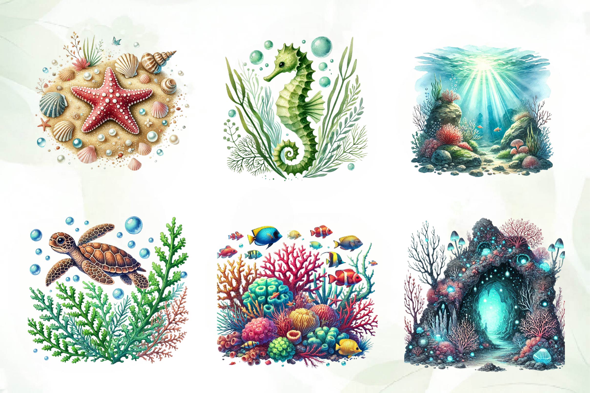 Undersea Clipart Bundle 1
