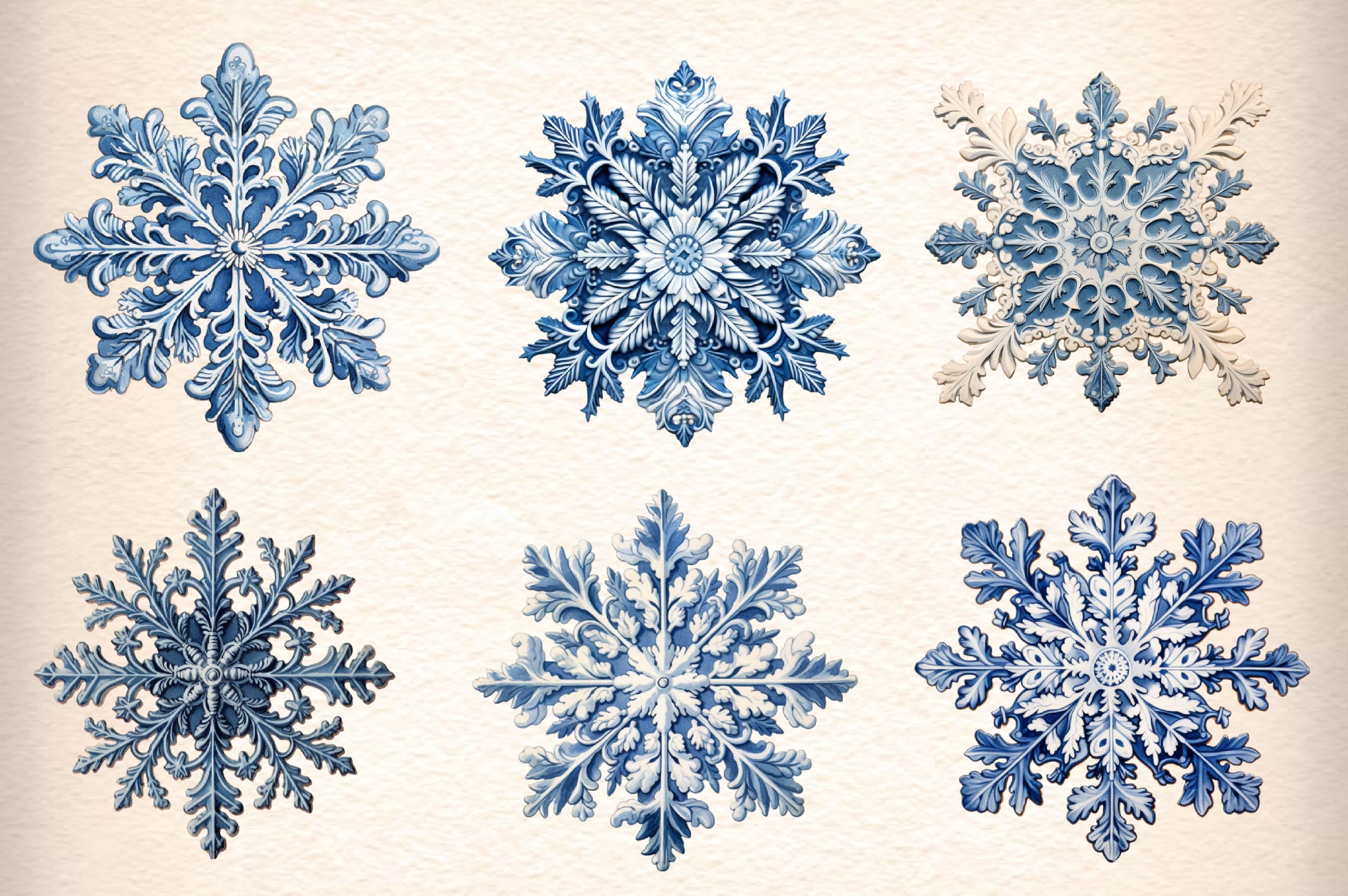 Snowflake Clipart Bundle 1