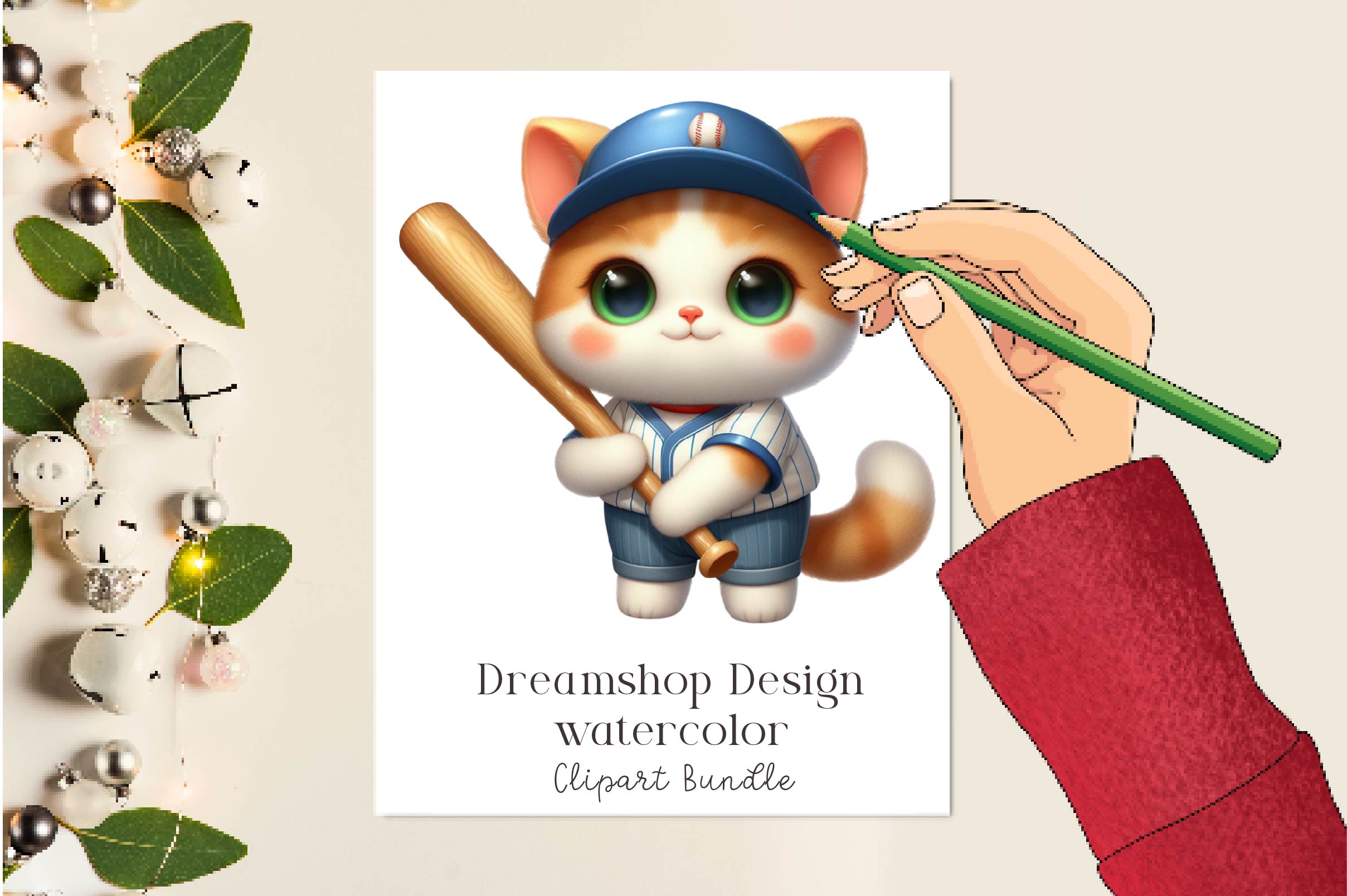 Baseball Aniamls Clipart Bundle