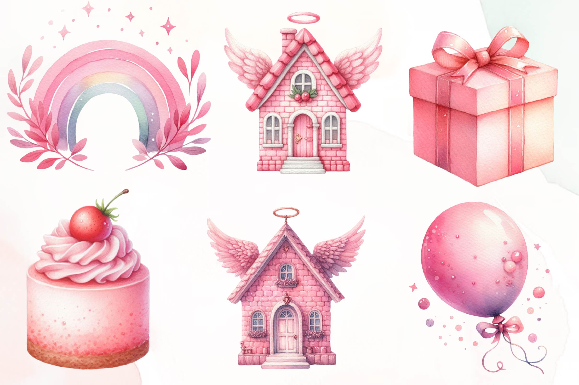 Cute Unicorn Clipart Bundle 7