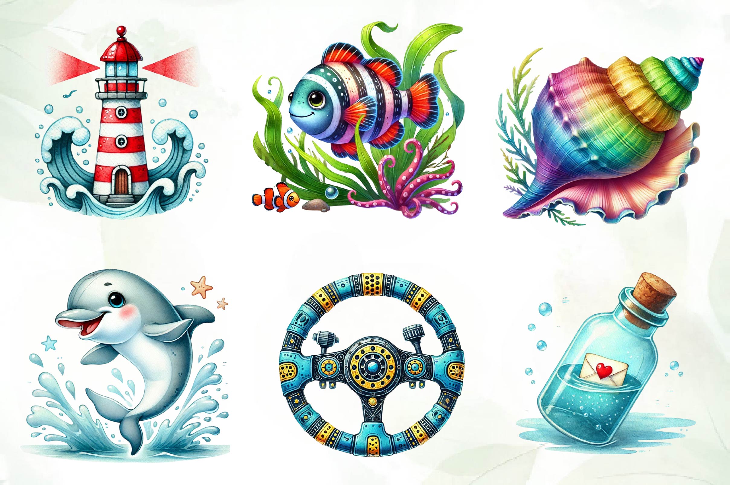 Nautical Collection Clipart Bundle