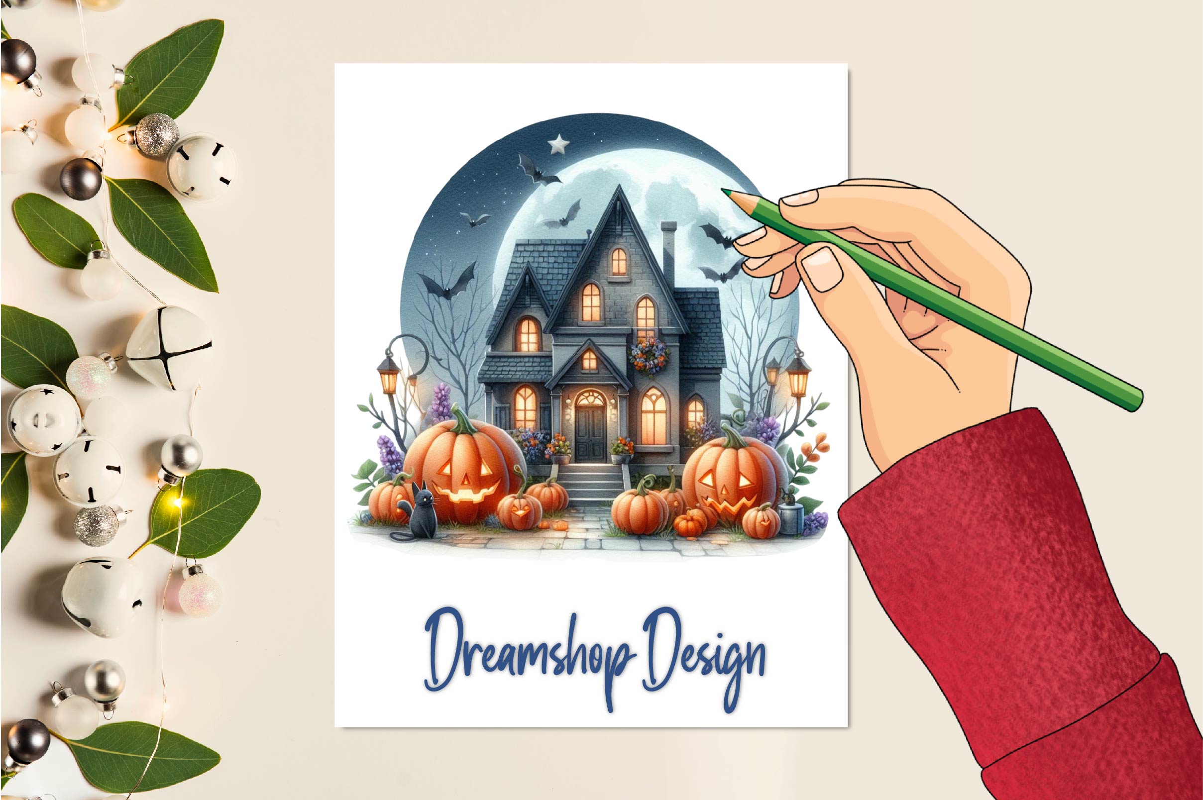 Halloween House Clipart Bundle