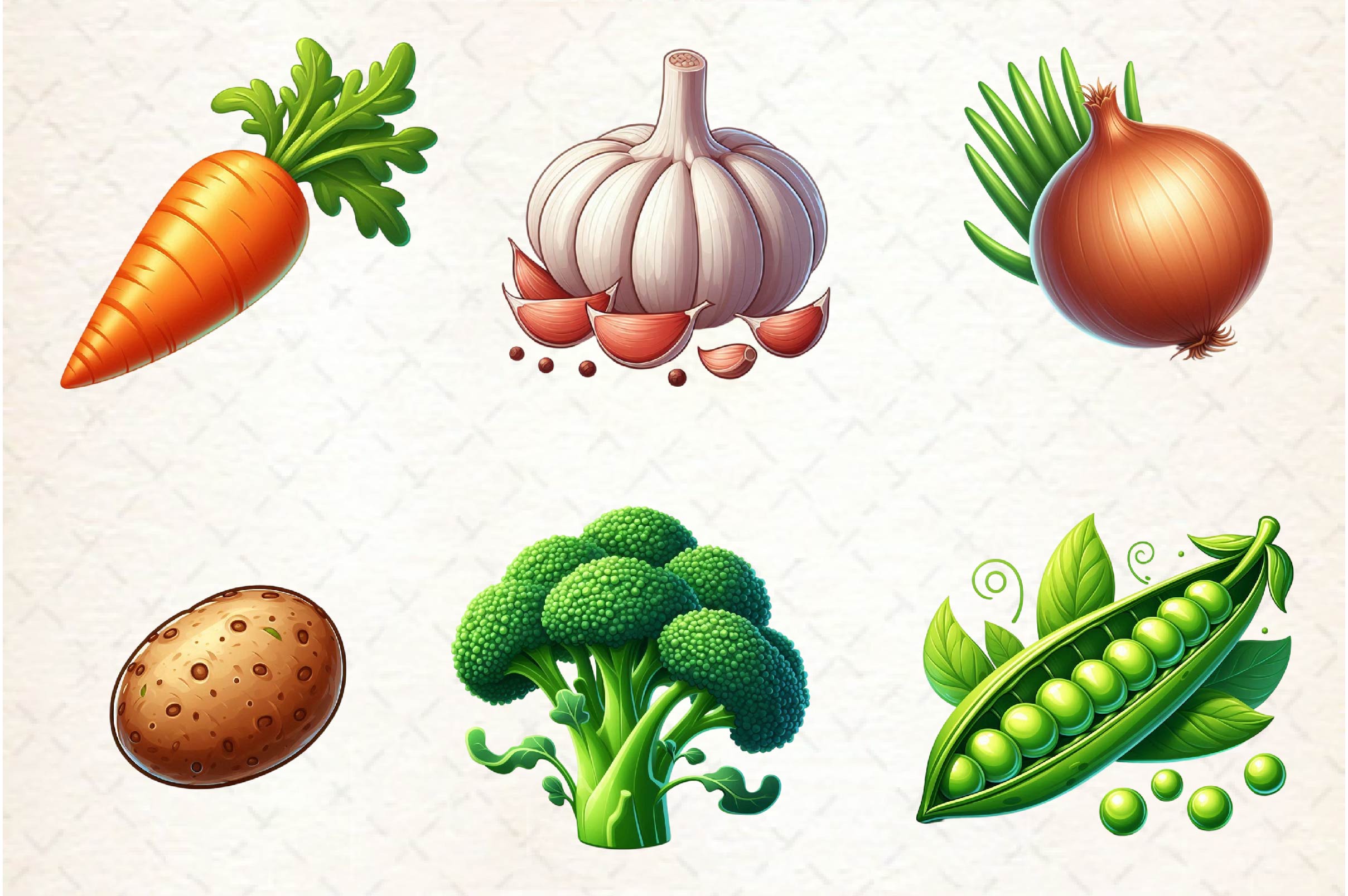 Vegetables Clipart Bundle