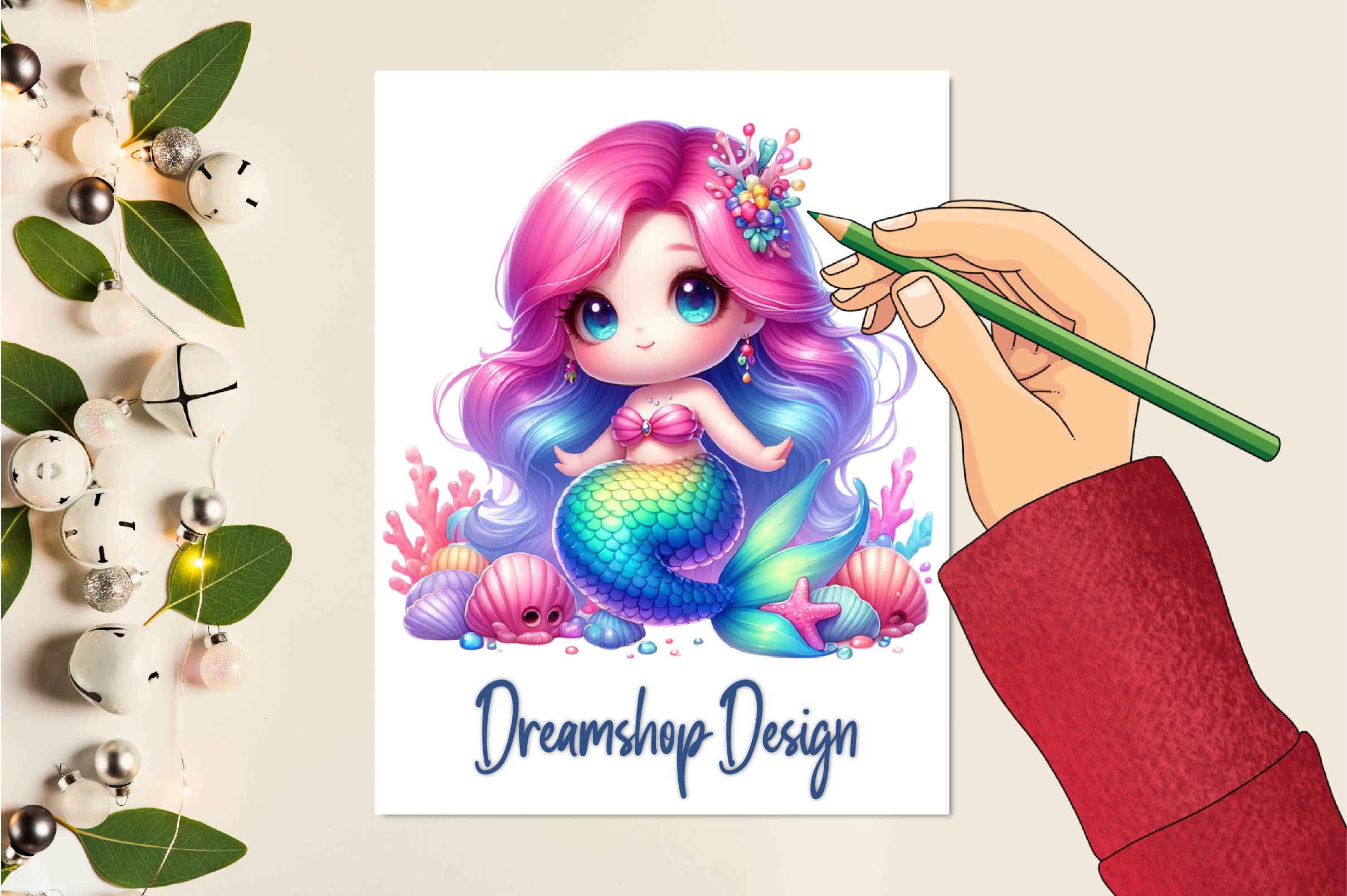 Mermaids Mermaid Clipart Bundle