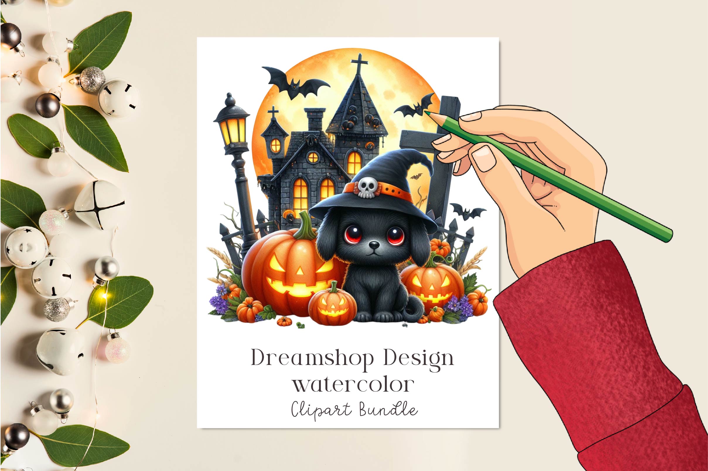 Halloween Dog Clipart Bundle