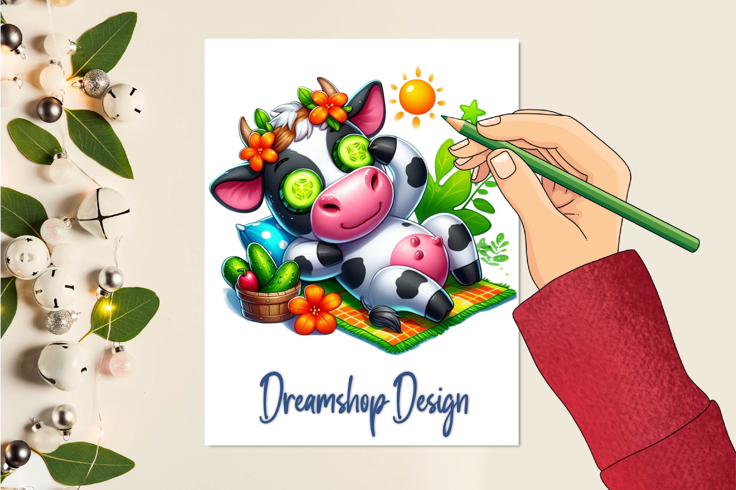Summer Animals Relaxing Clipart Bundle