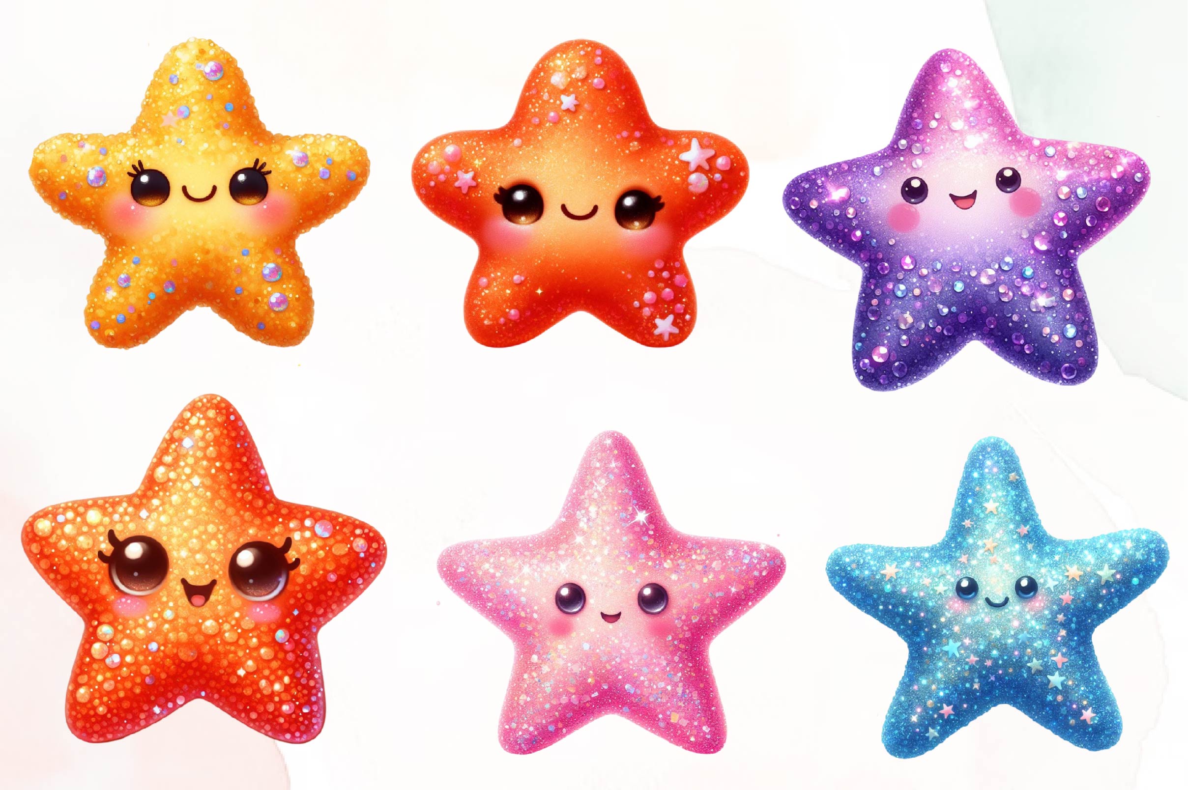 Starfish Clipart Bundle