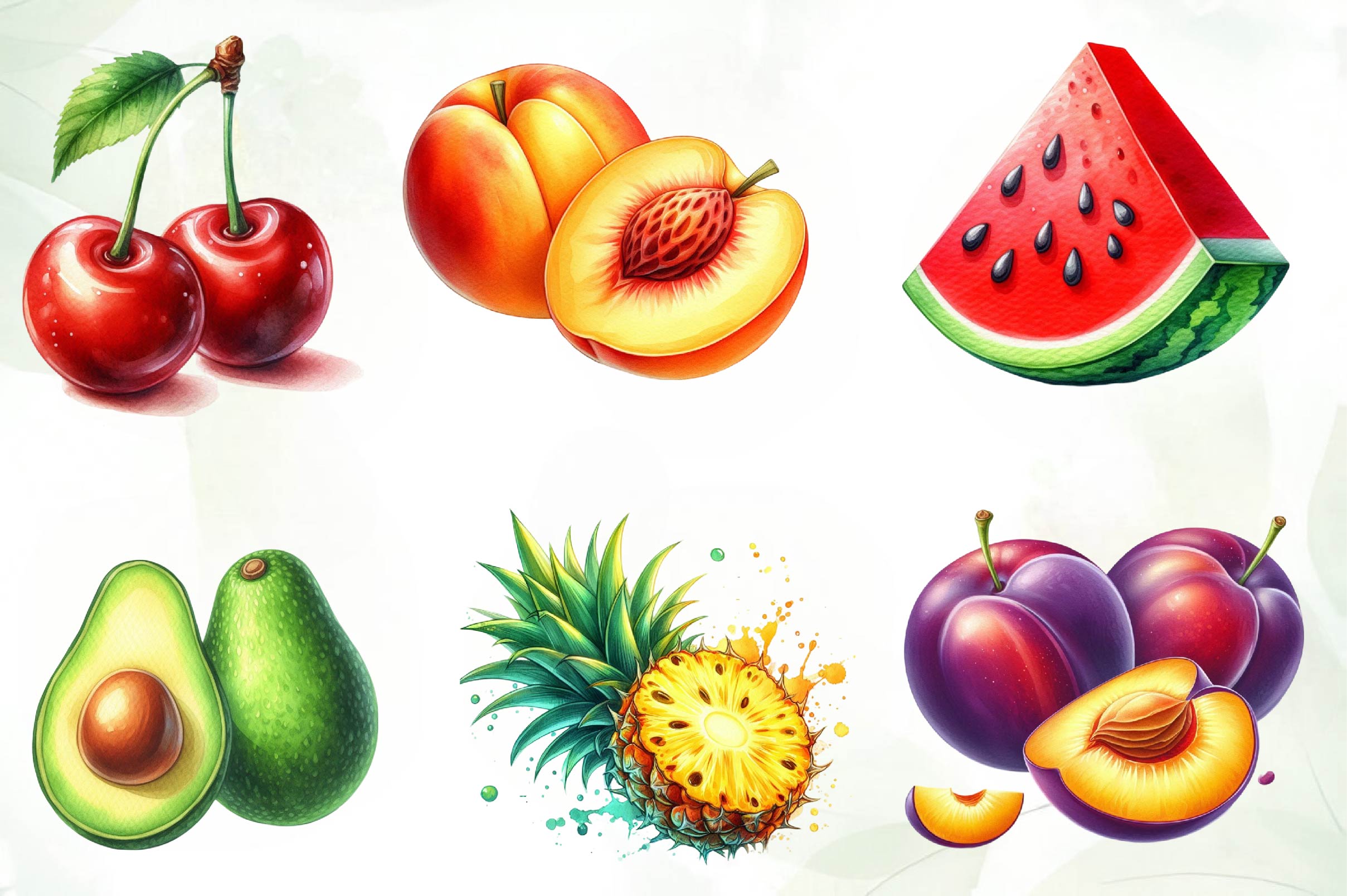 Fruit Clipart Bundle