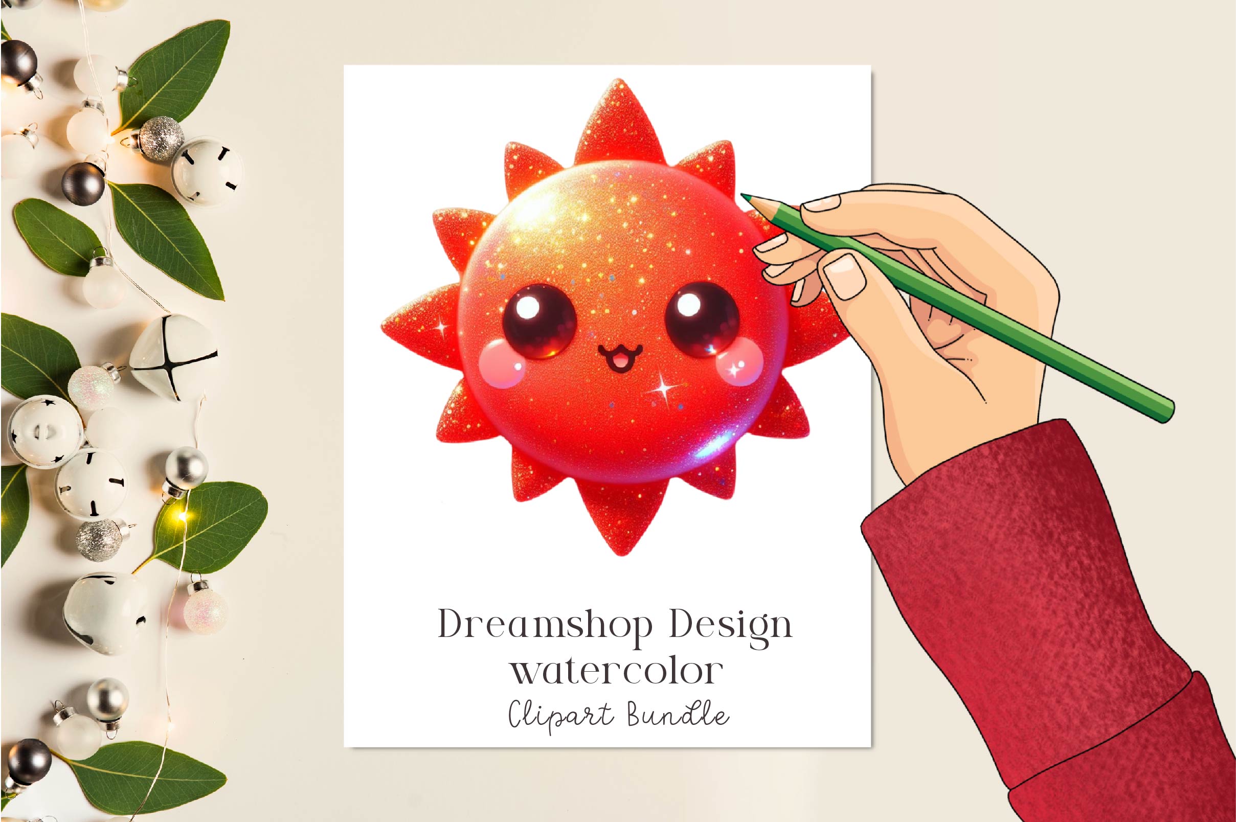 Kawaii Sun Clipart Bundle