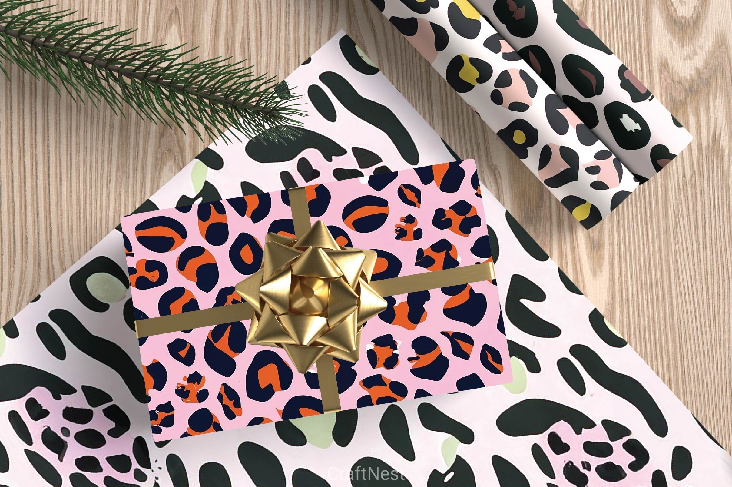 Neon Leopard Digital Papers