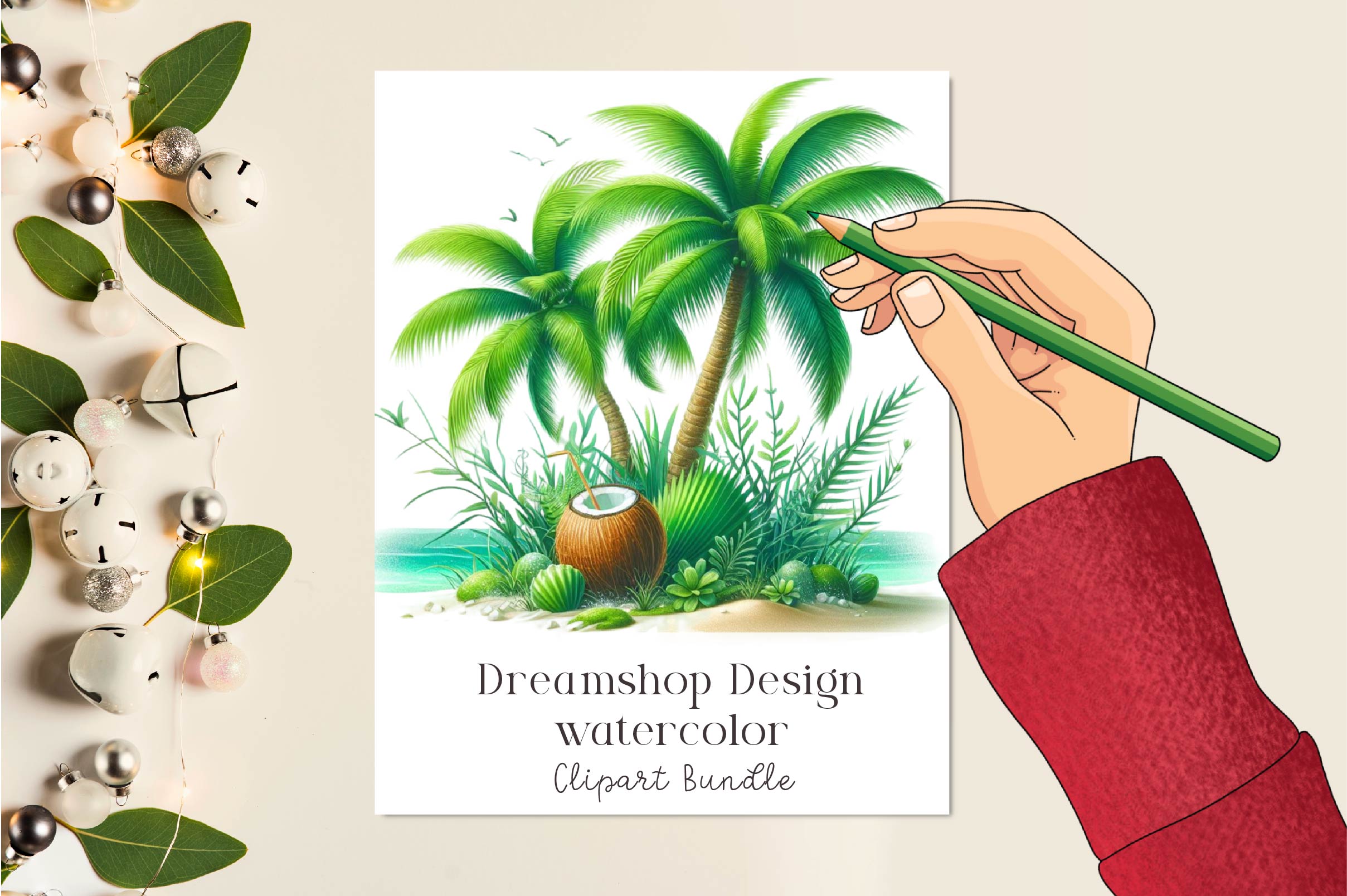 Palm Tree Clipart Bundle 1