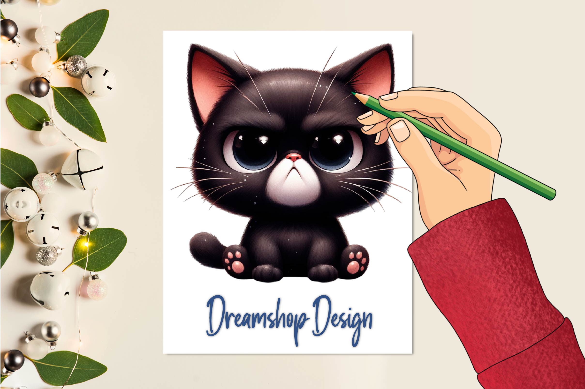 Funny Grumpy Cat Clipart Bundle