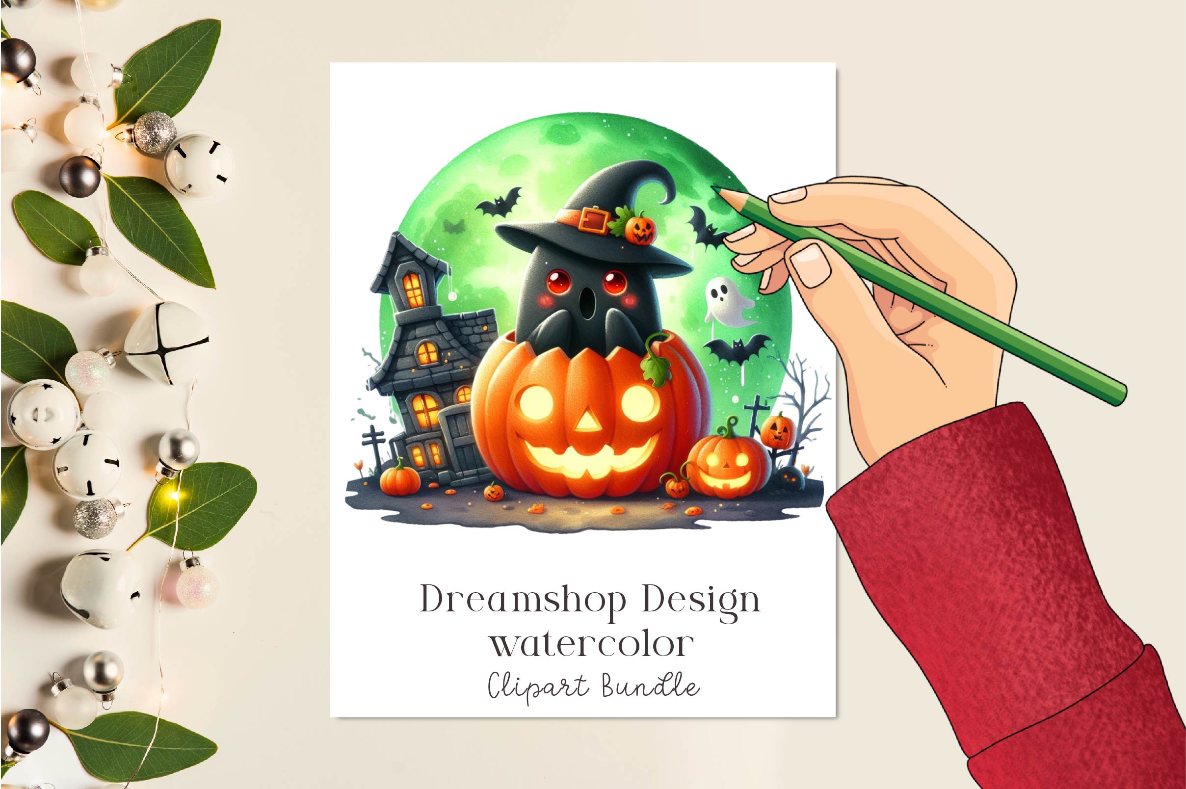 Cute Ghost Clipart Bundle 1