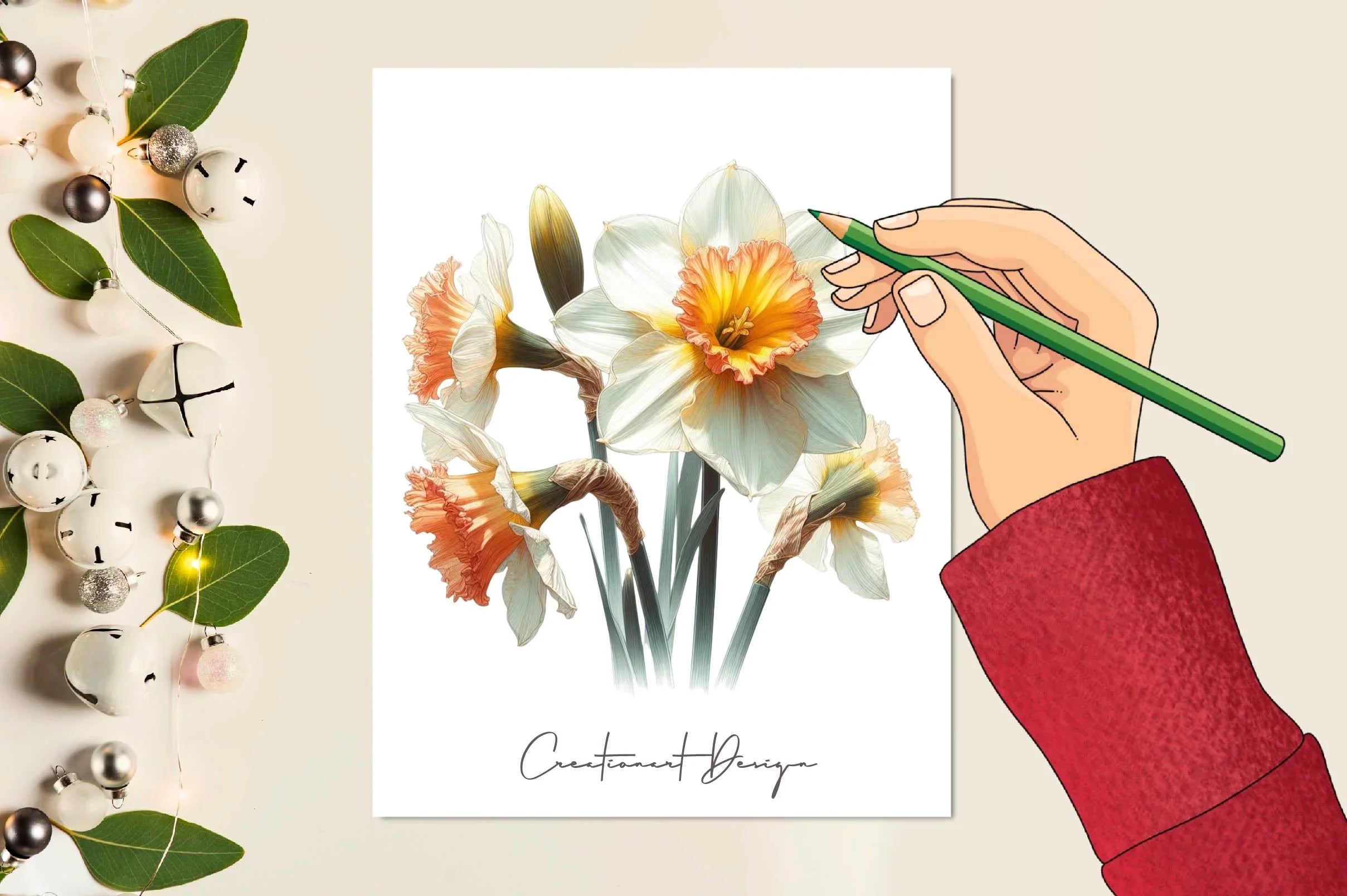 Daffodil Clipart Bundle - CraftNest - Digital Crafting and Art