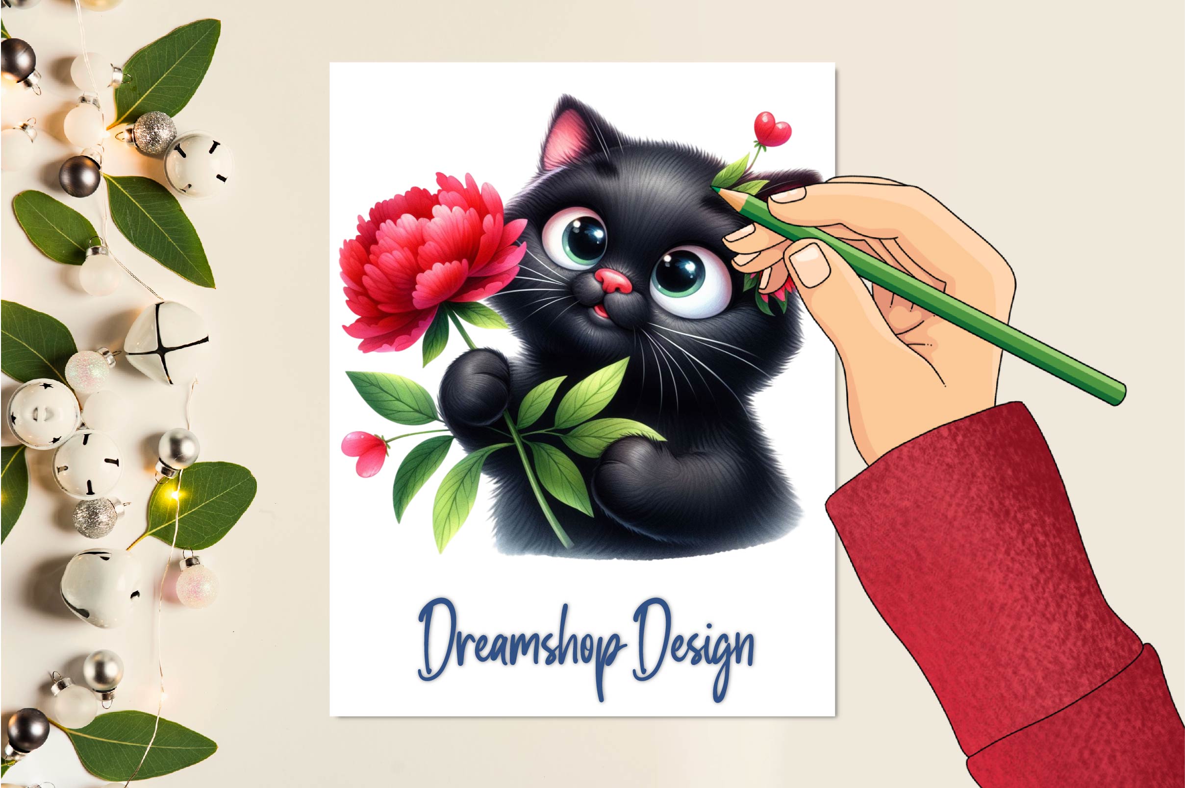 Black Cat Clipart Bundle 1