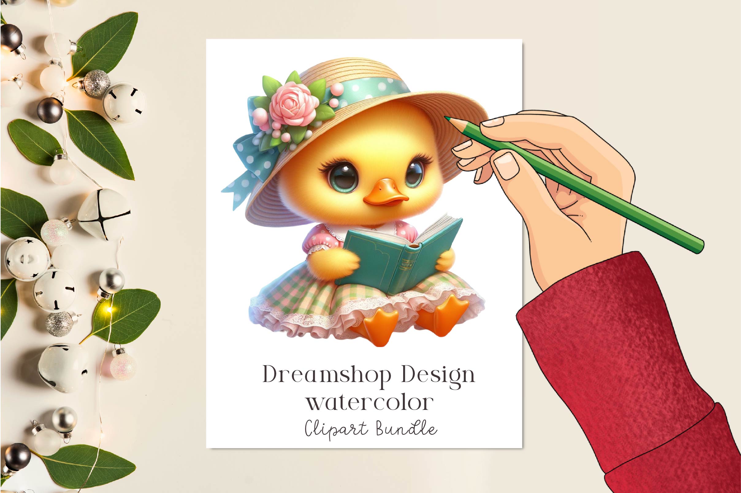 Duck Cute Baby Ducks Clipart Bundle