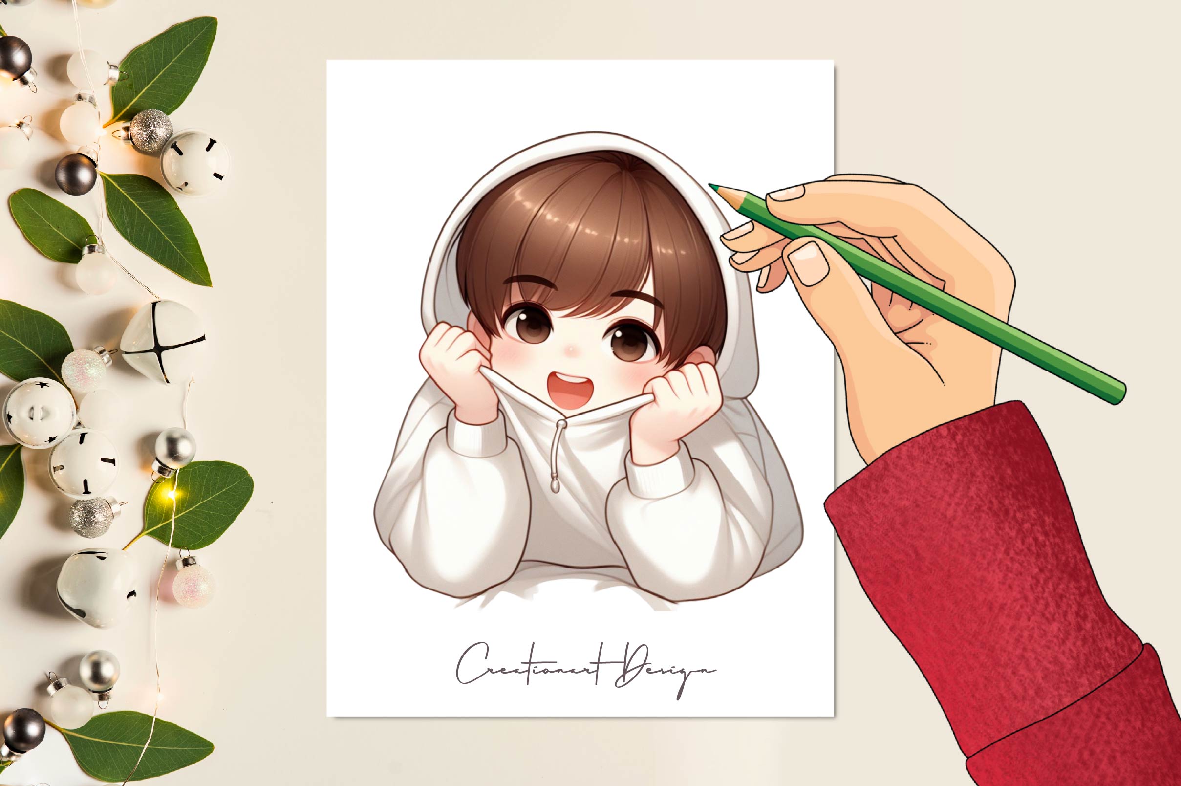 Little Cute Boy Clipart Bundle