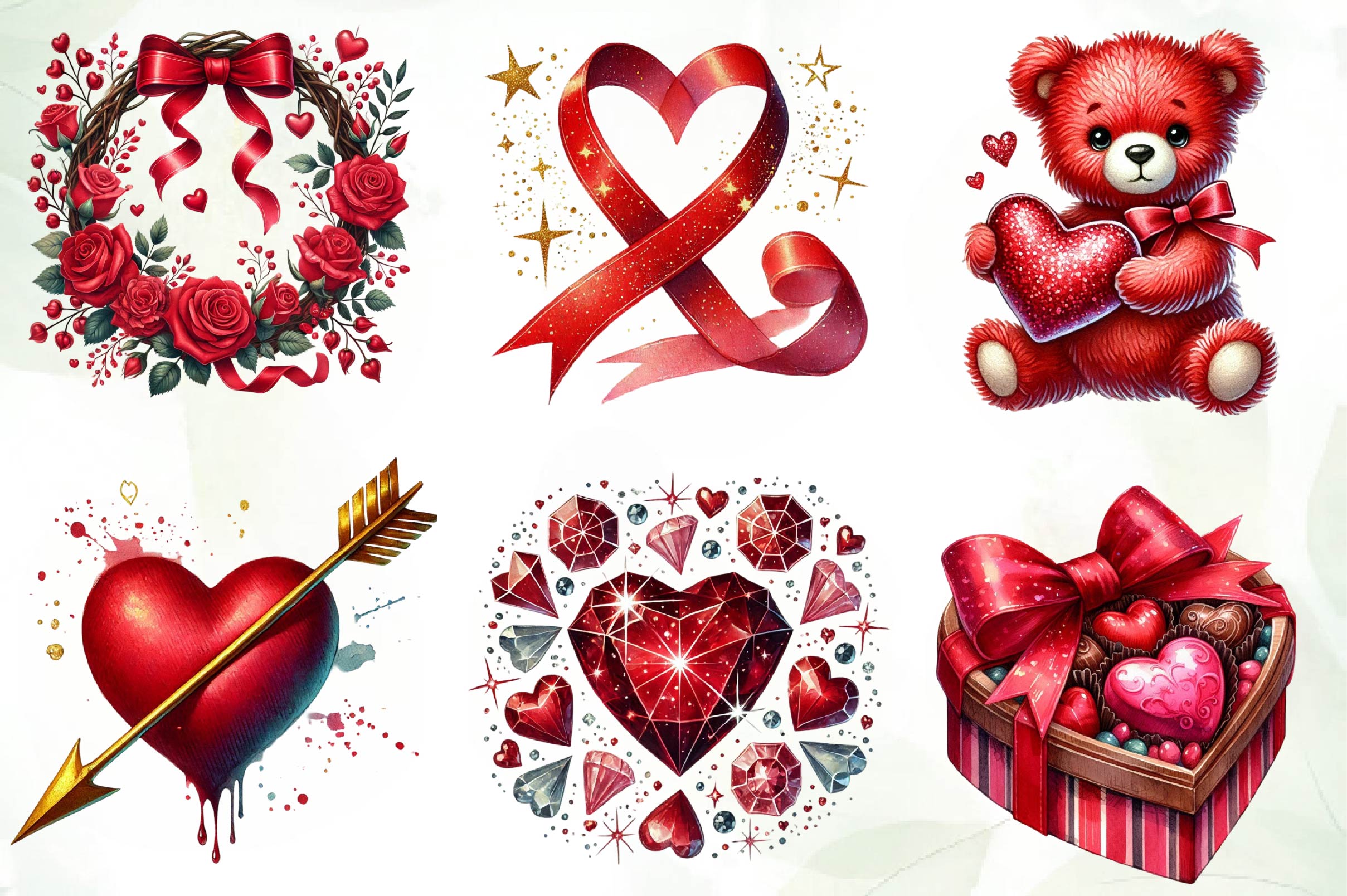 Valentines Day Clipart Bundle