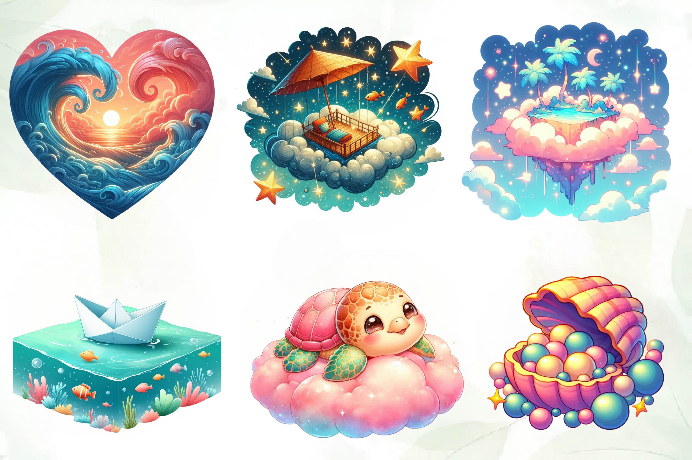 Summer Dreaming Clipart Bundle